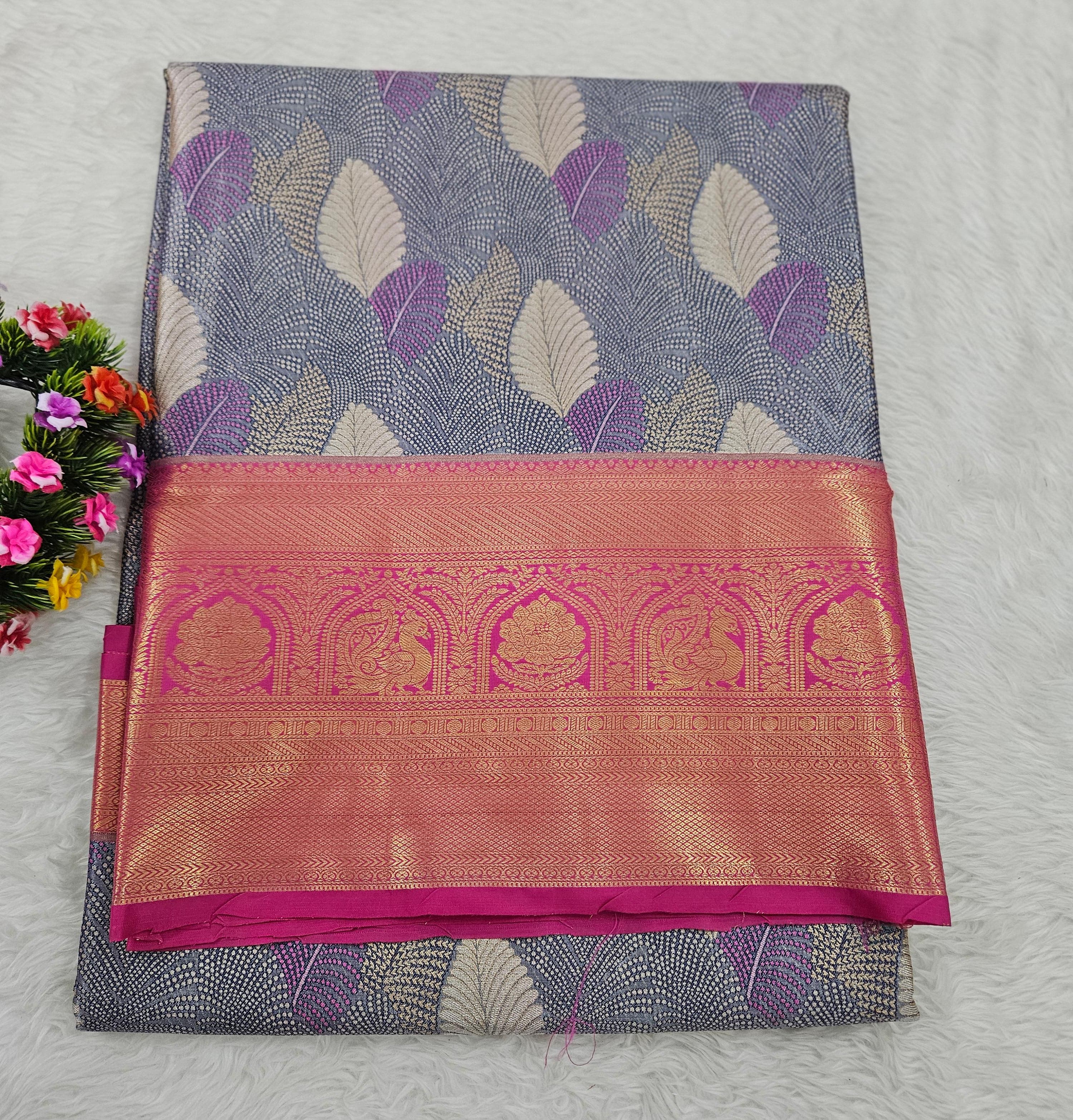 Semi kanchipattu saree