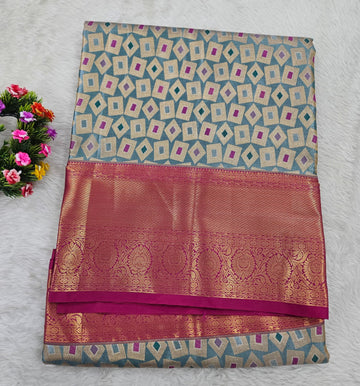 Semi kanchipattu saree