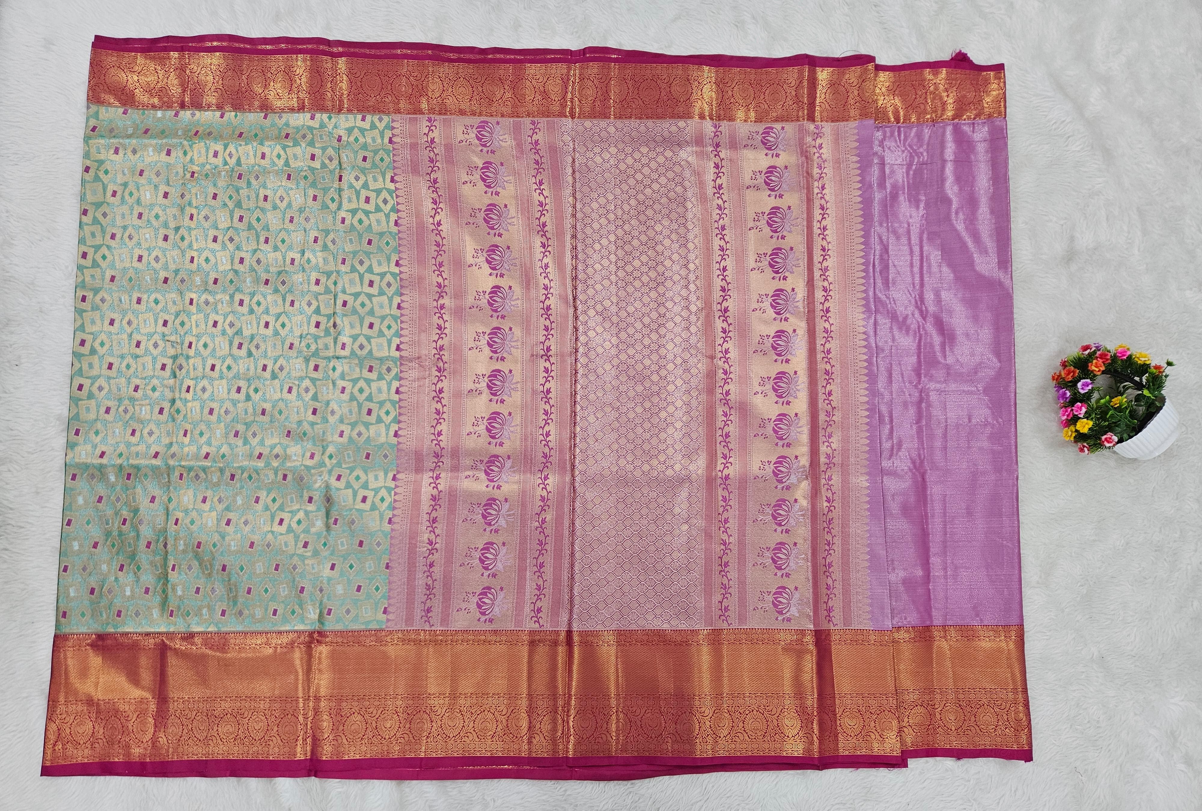 Semi kanchipattu saree