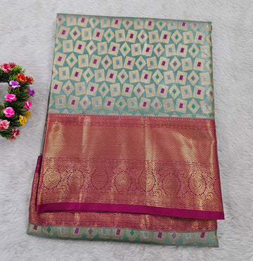 Semi kanchipattu saree