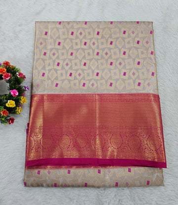 Semi kanchipattu saree