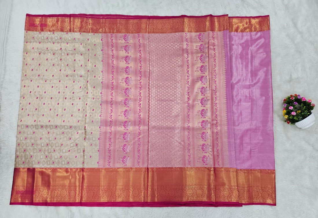 Semi kanchipattu saree