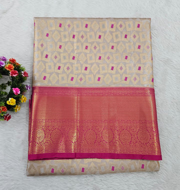 Semi kanchipattu saree