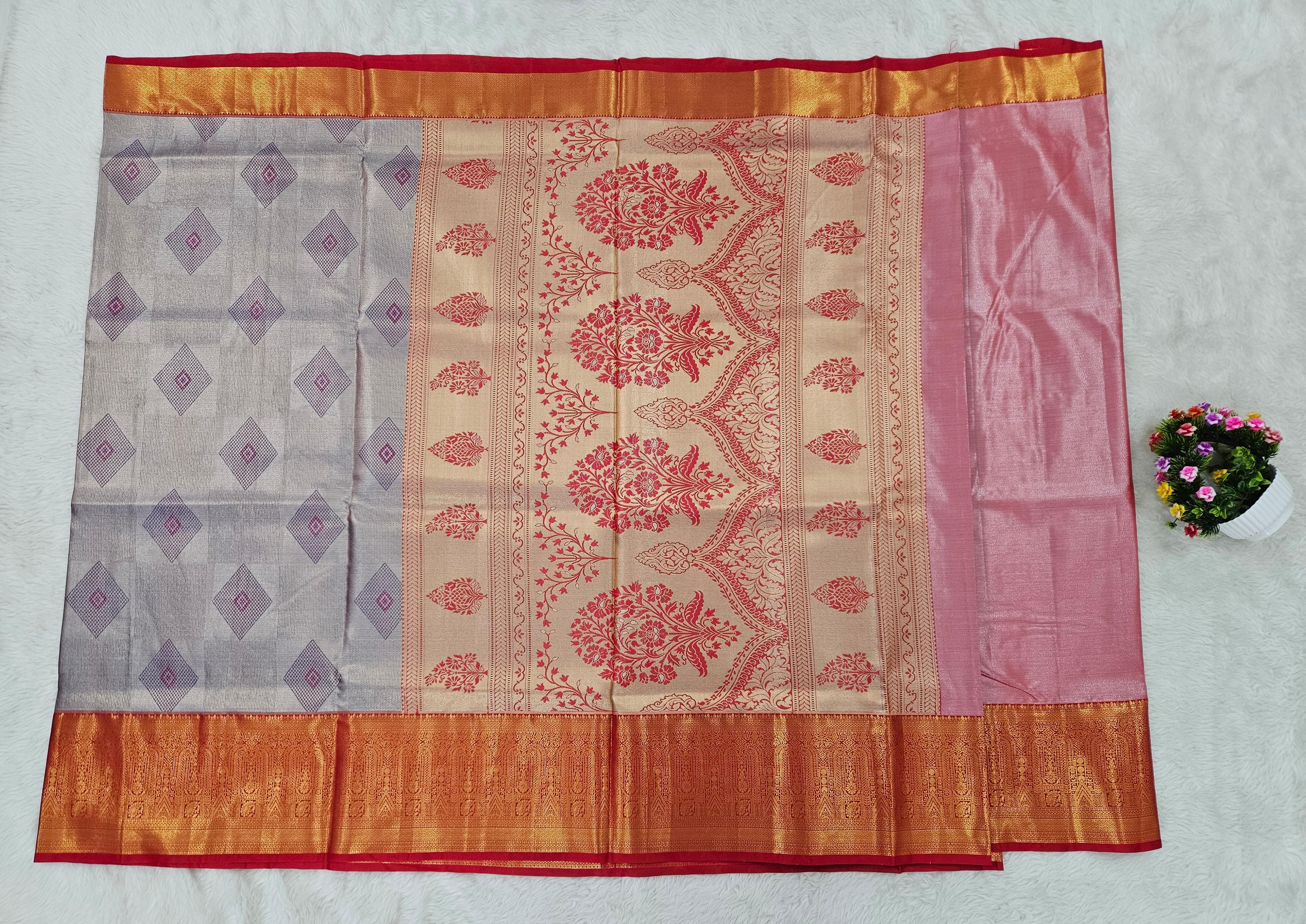 Semi kanchipattu saree