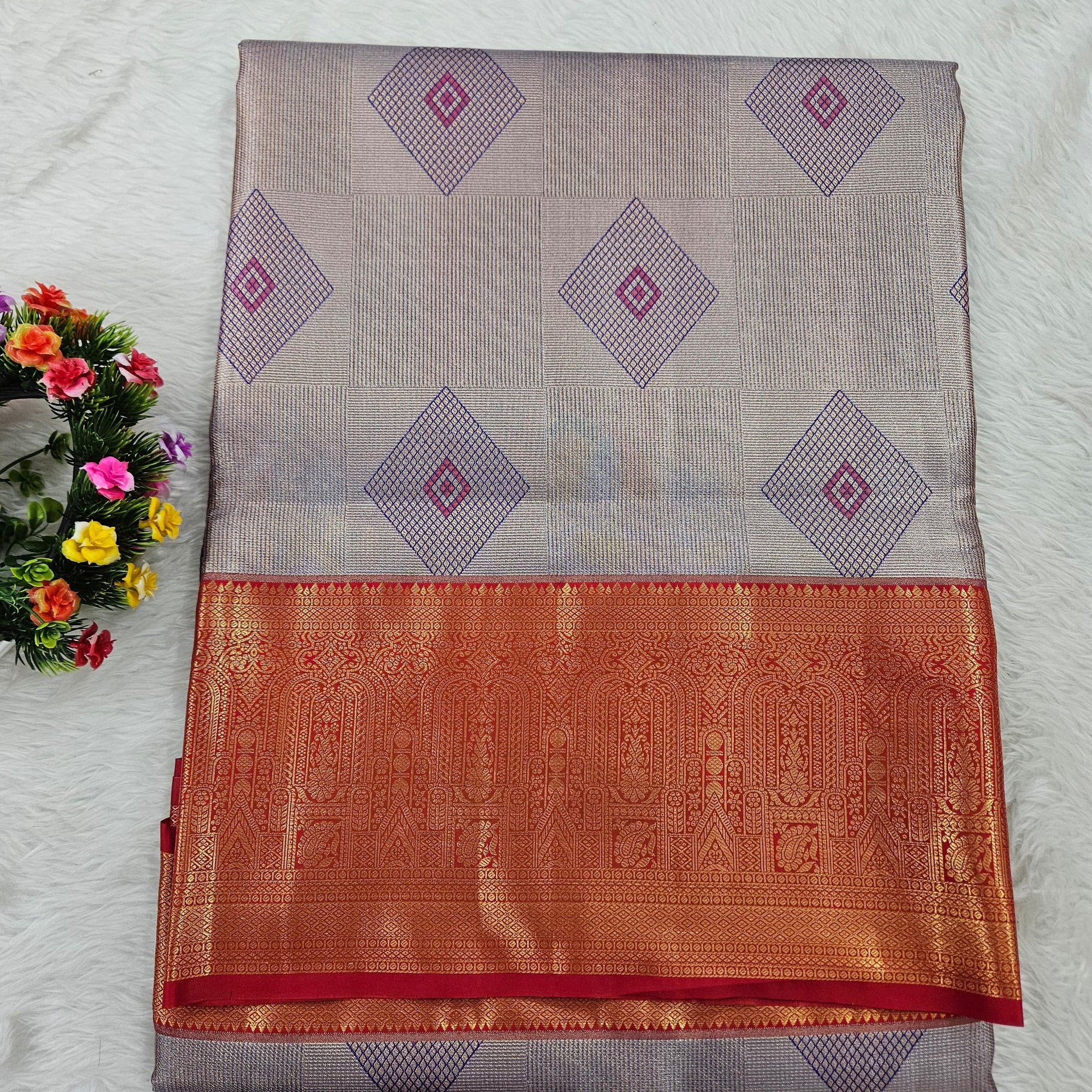 Semi kanchipattu saree