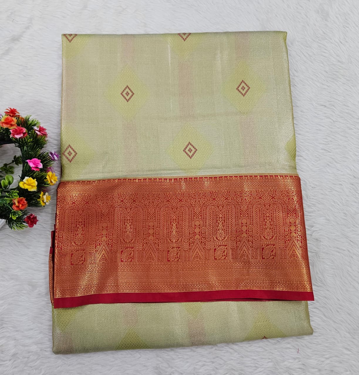 Semi kanchipattu saree