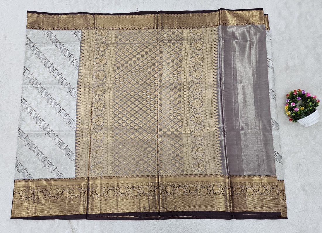 Semi kanchipattu saree
