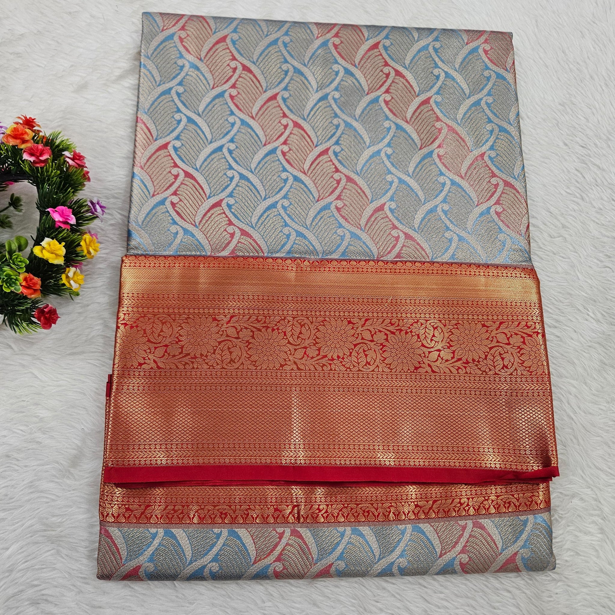 Semi kanchipattu saree