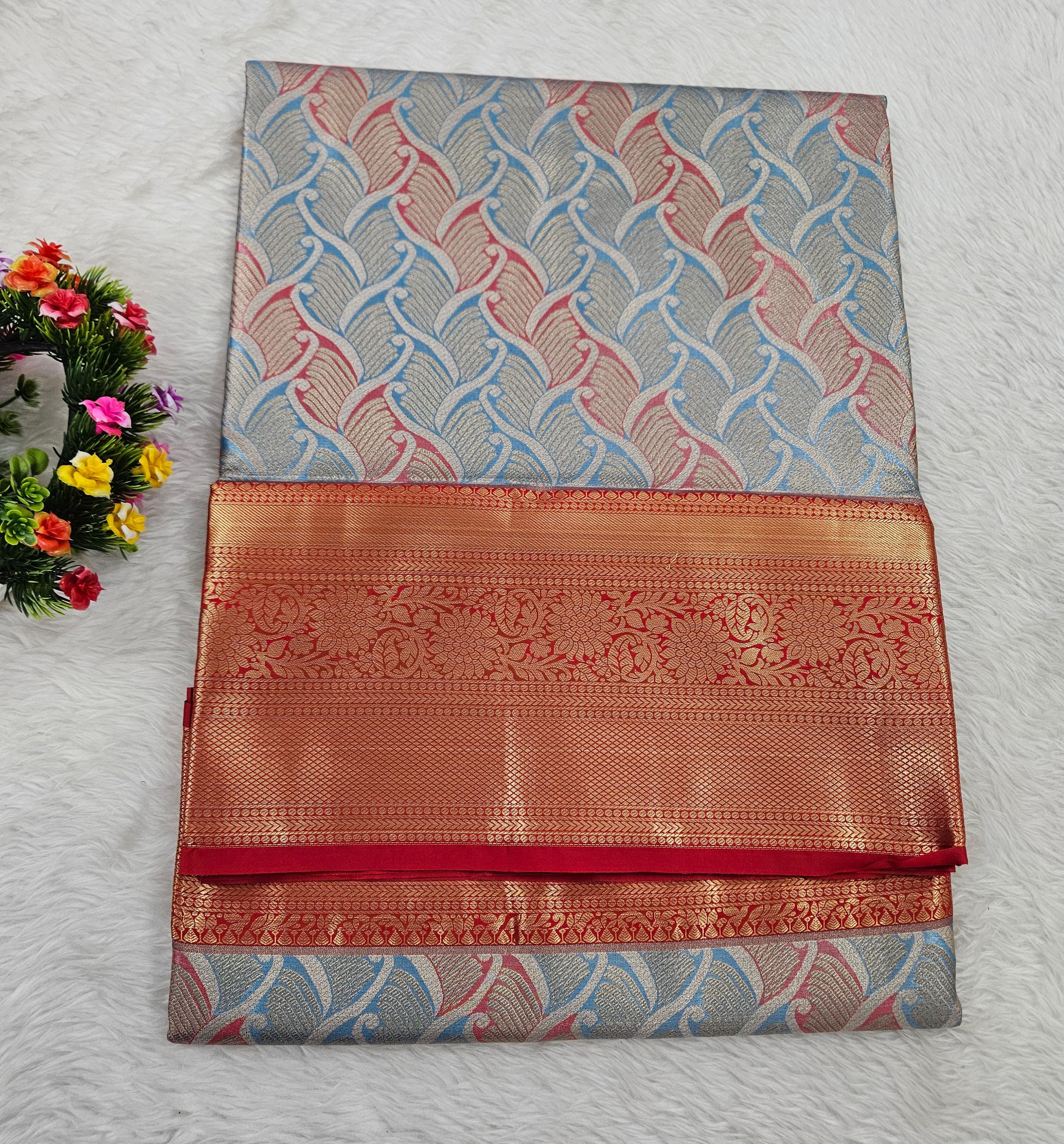 Semi kanchipattu saree
