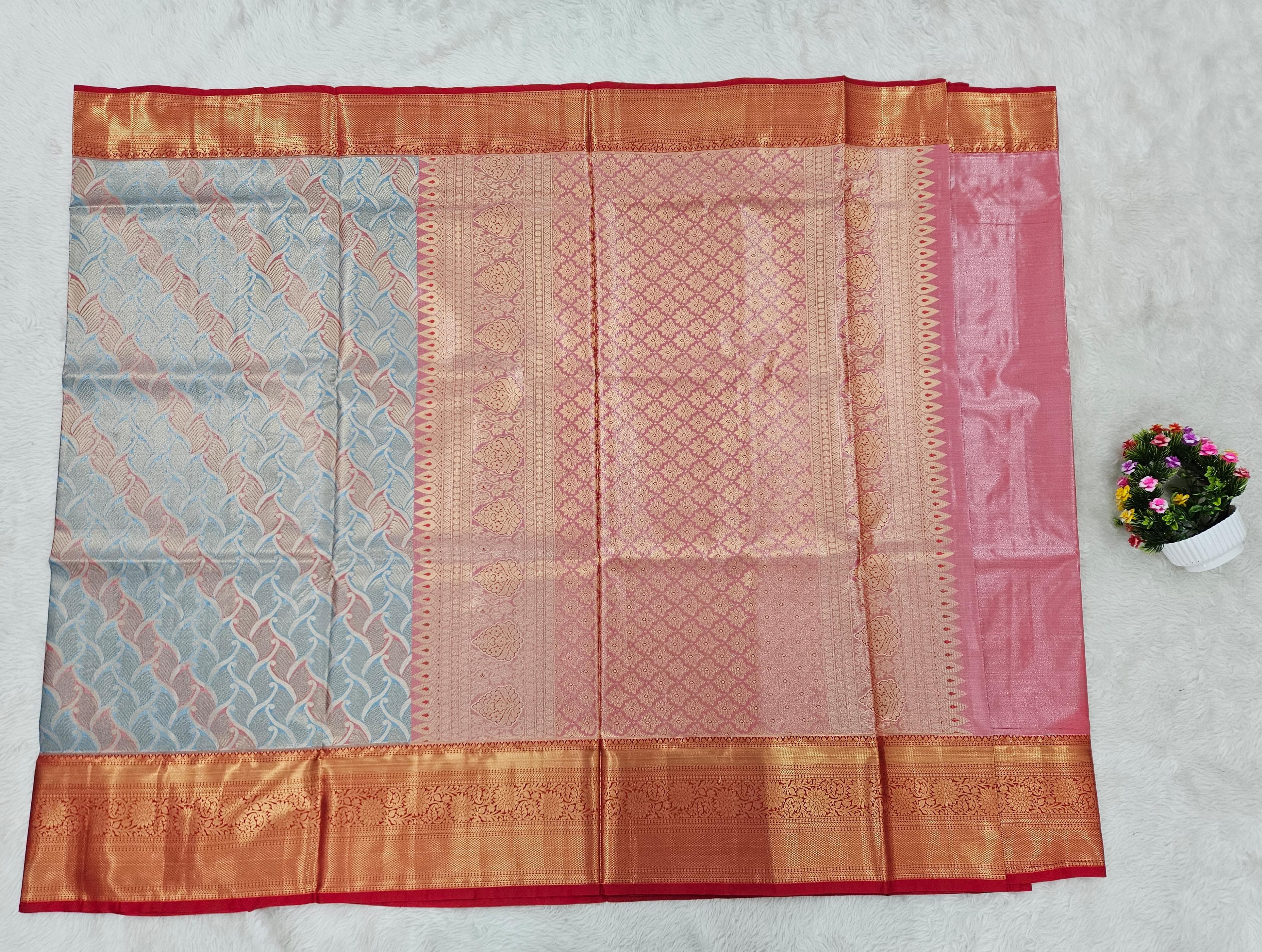 Semi kanchipattu saree