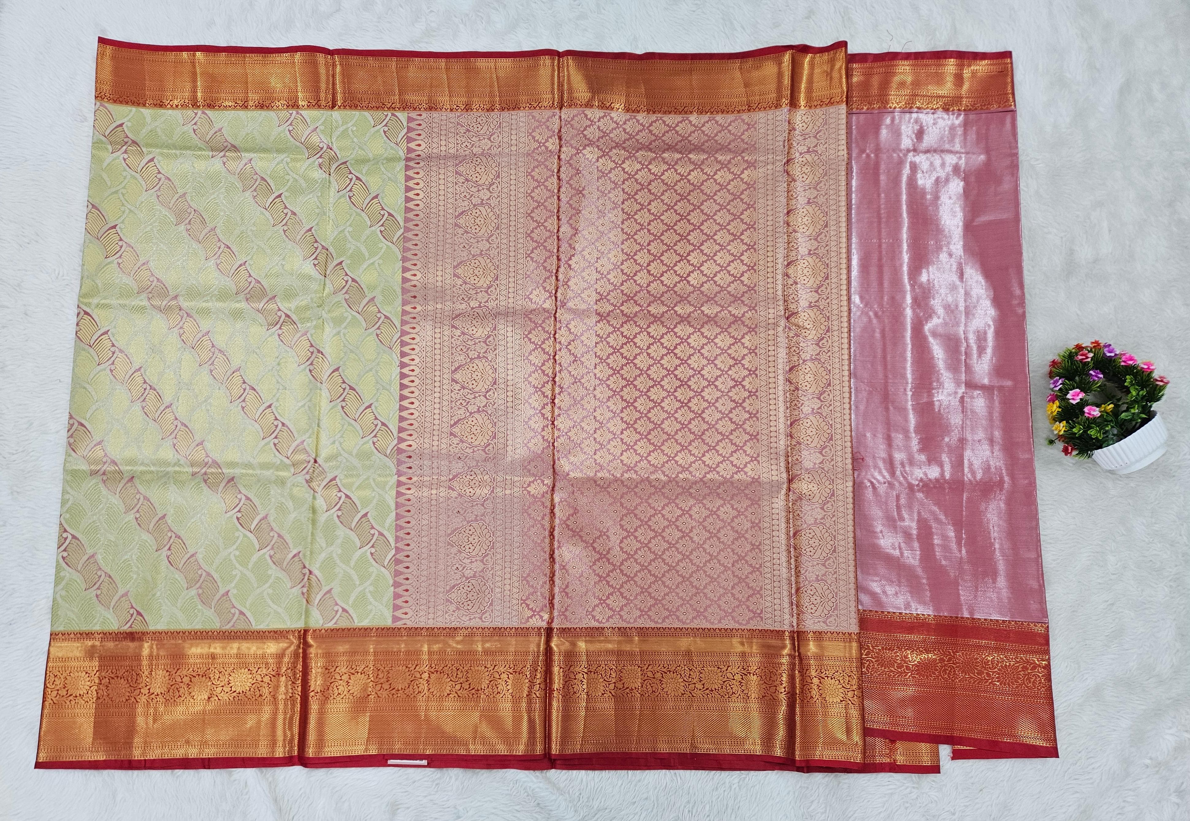 Semi kanchipattu saree