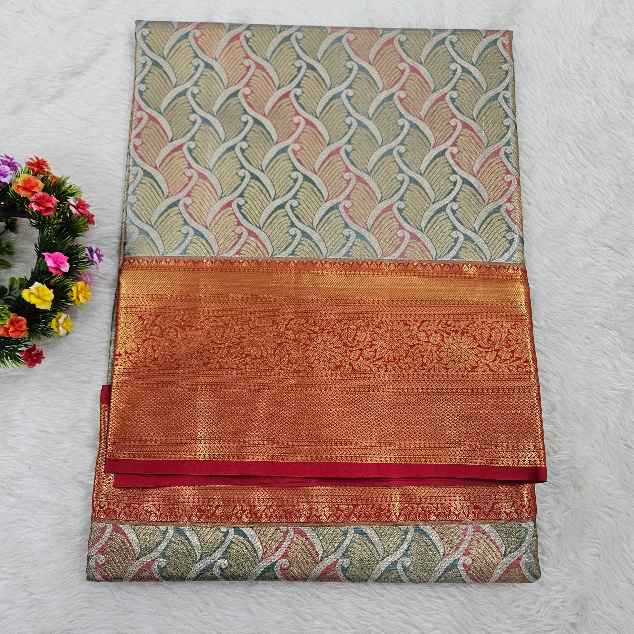 Semi kanchipattu saree