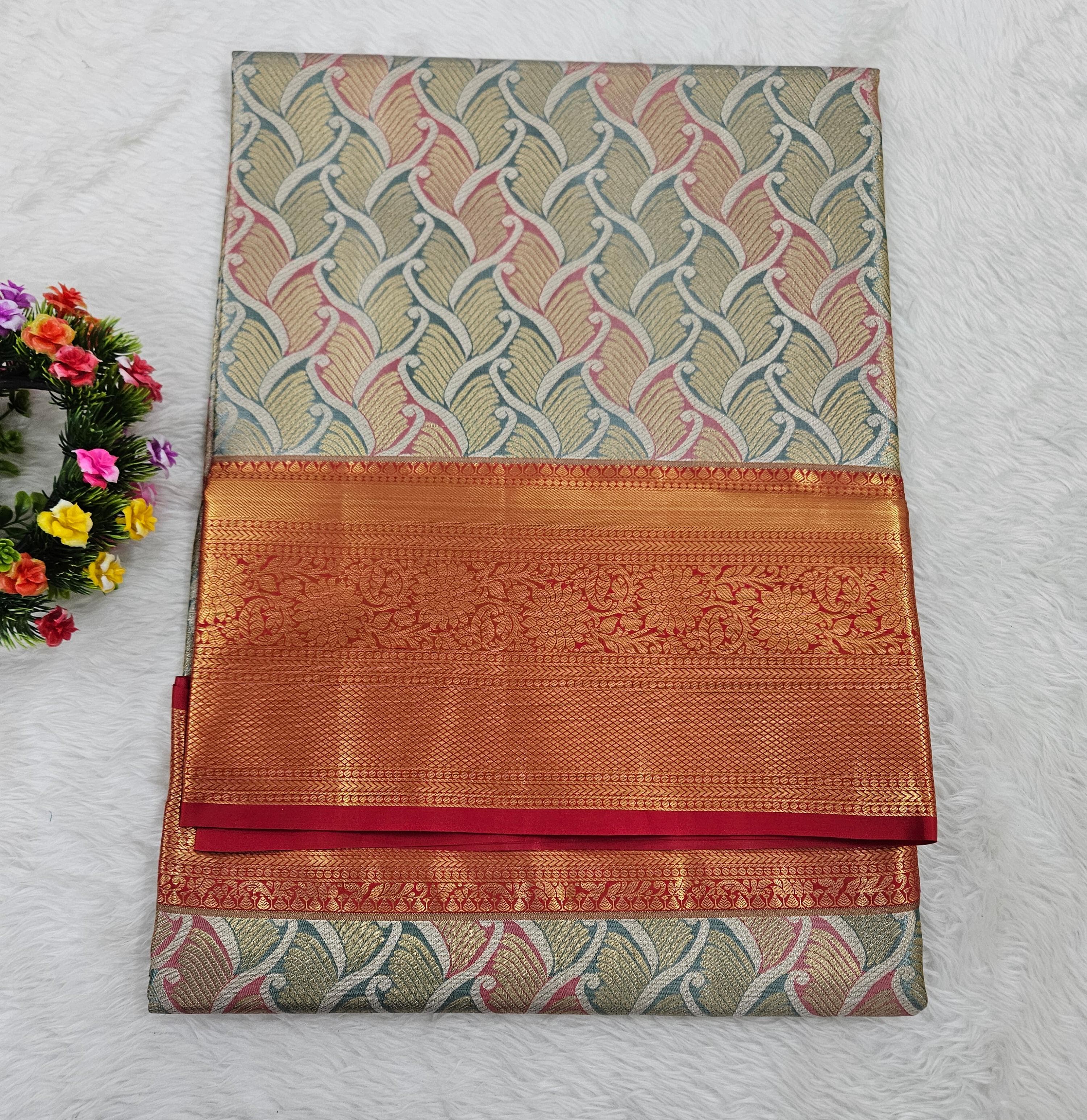 Semi kanchipattu saree