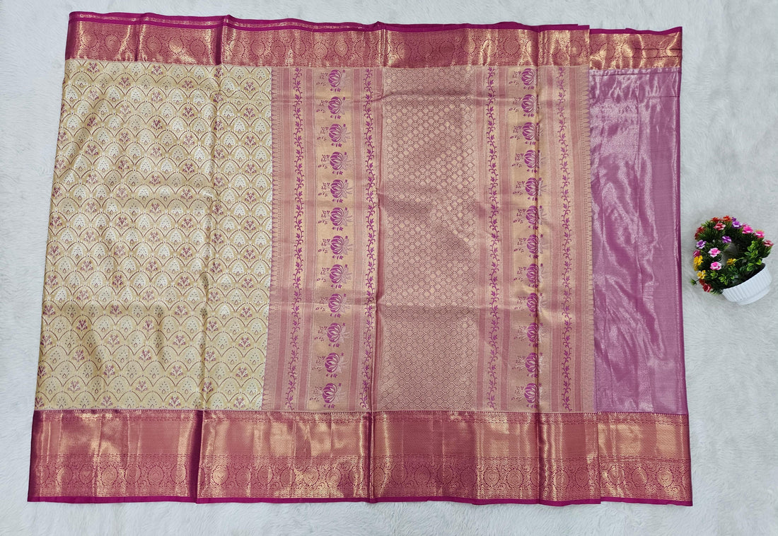 Semi kanchipattu saree