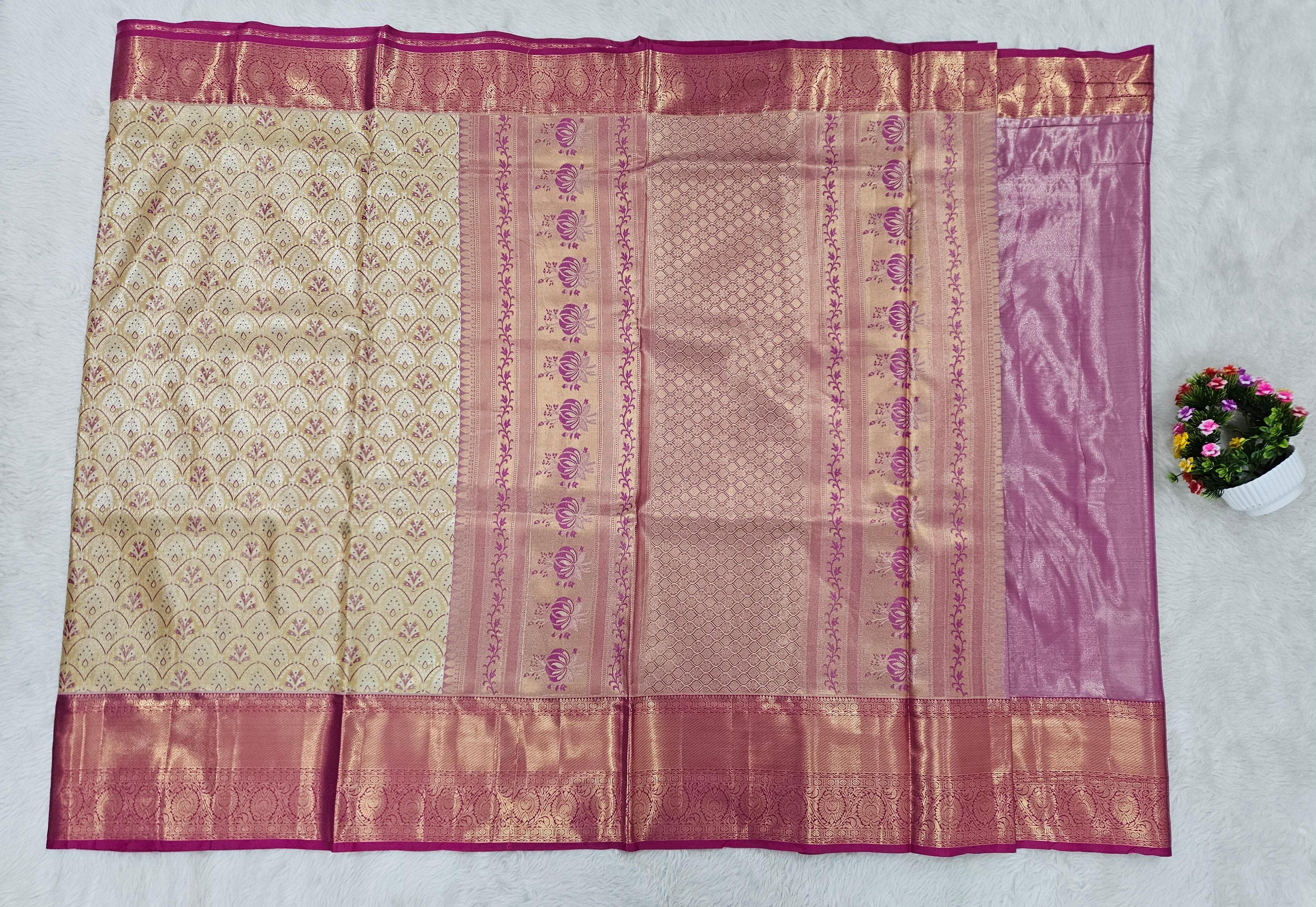 Semi kanchipattu saree
