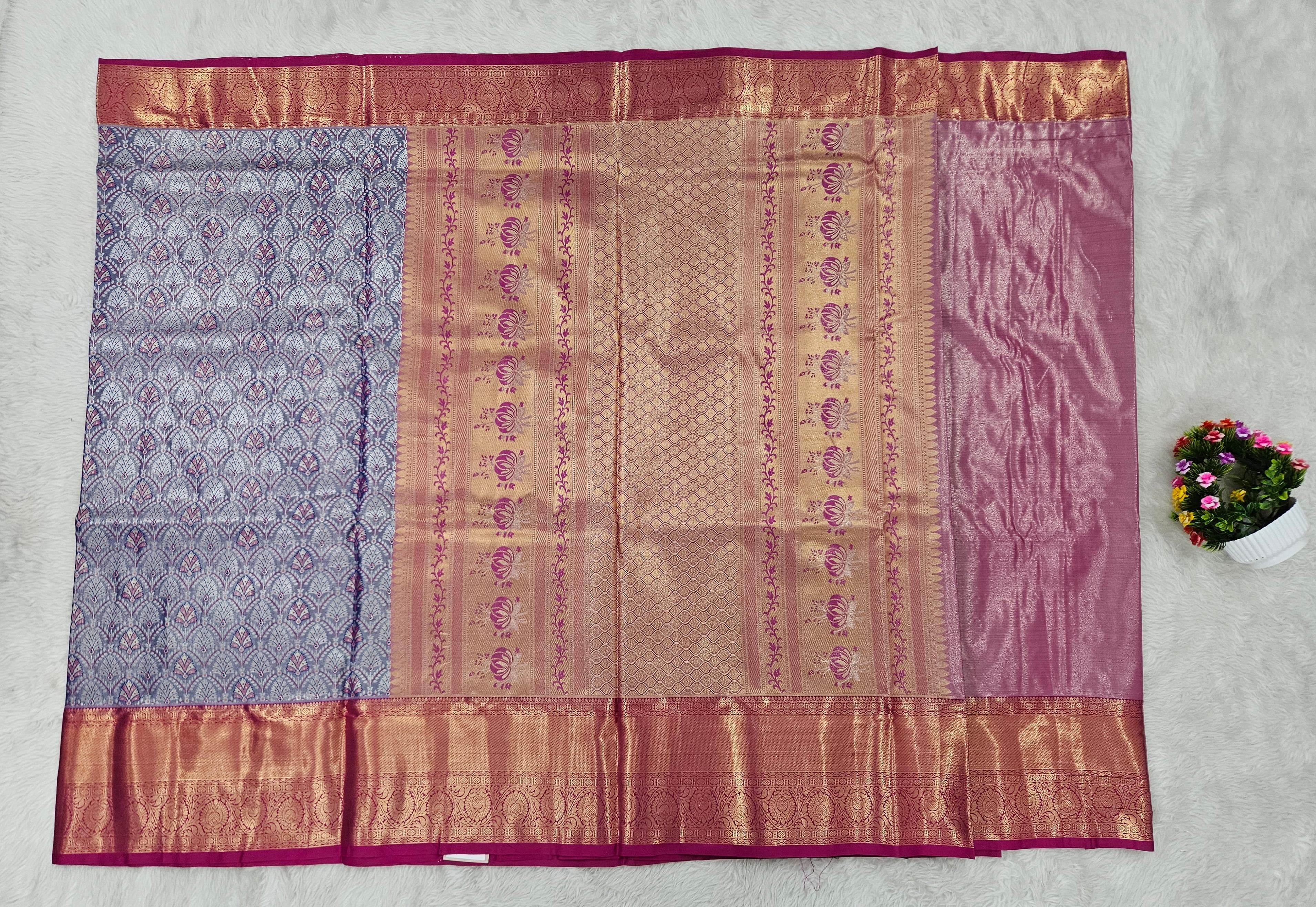 Semi kanchipattu saree