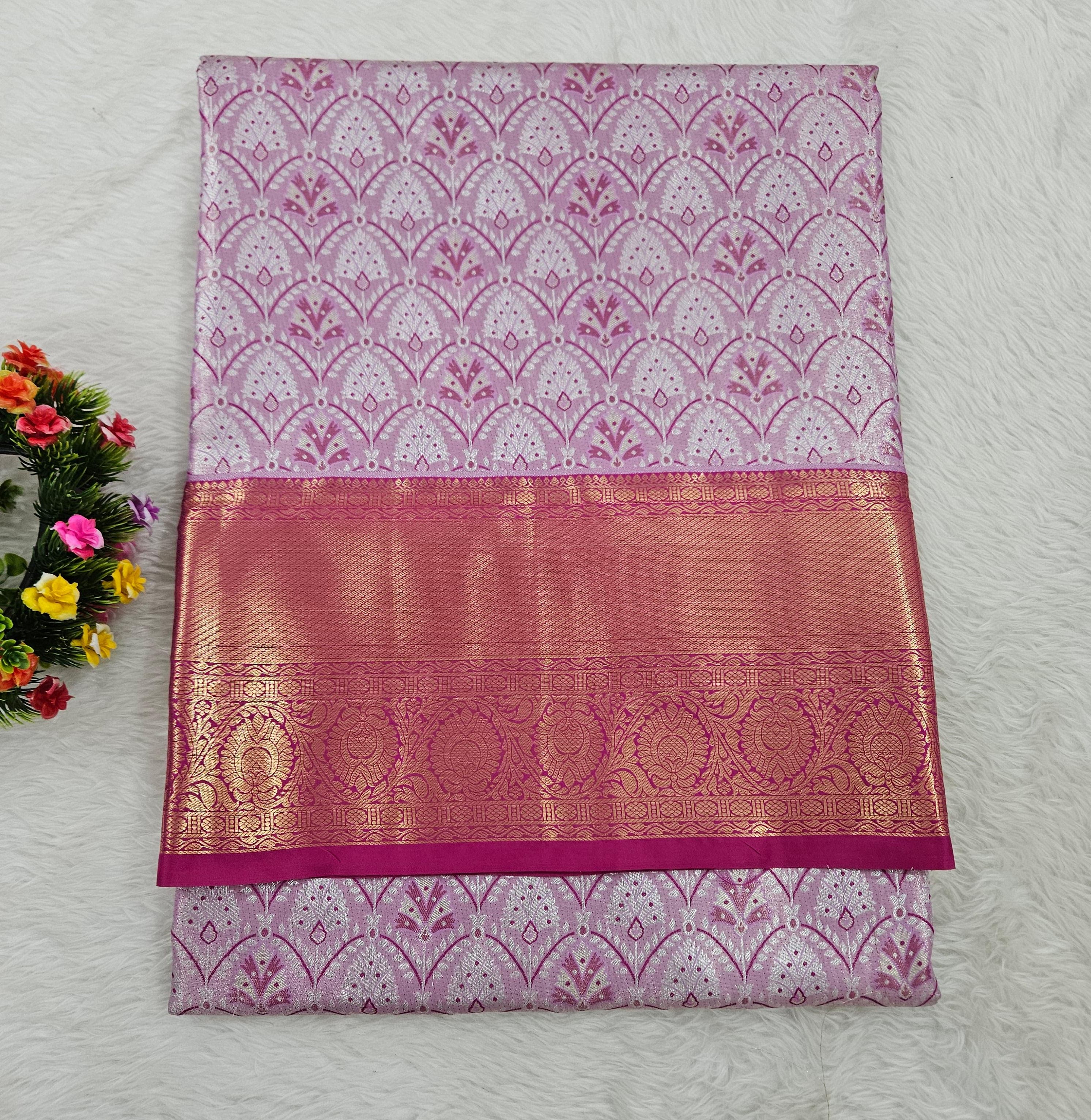 Semi kanchipattu saree