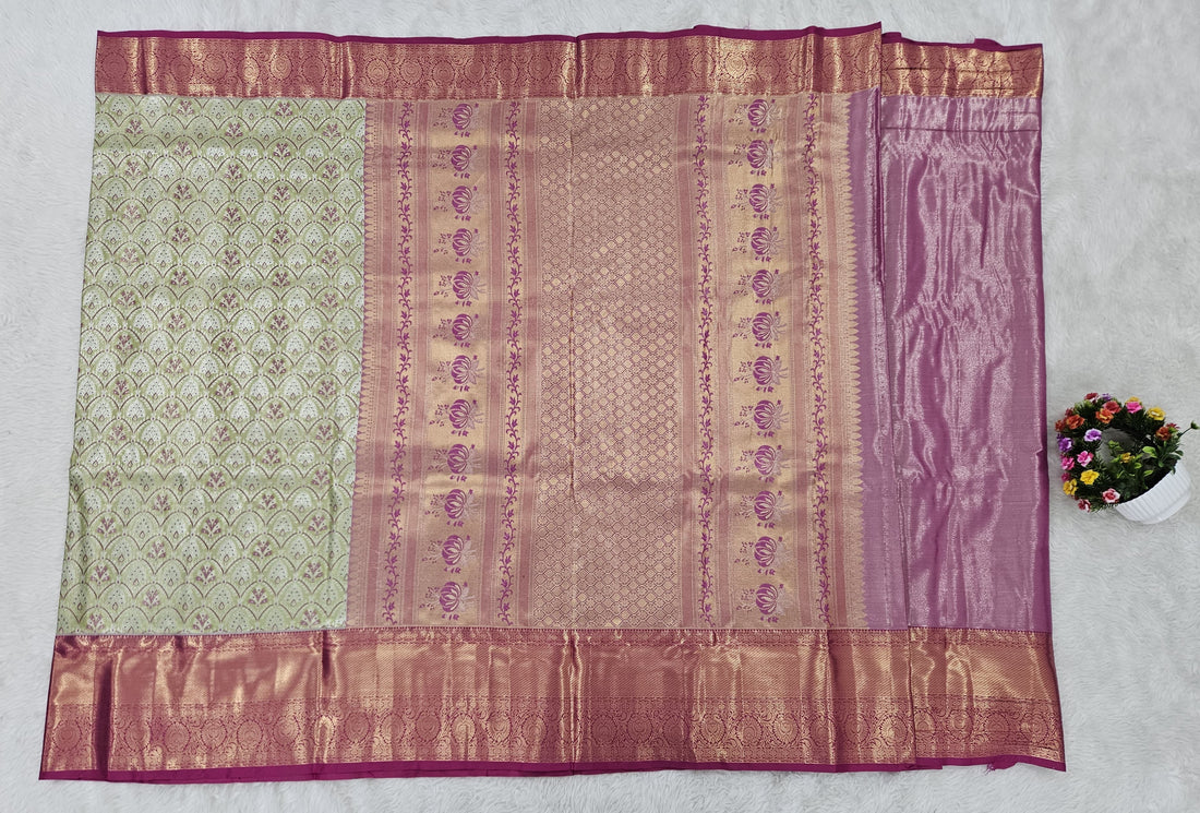 Semi kanchipattu saree