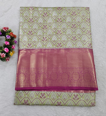 Semi kanchipattu saree