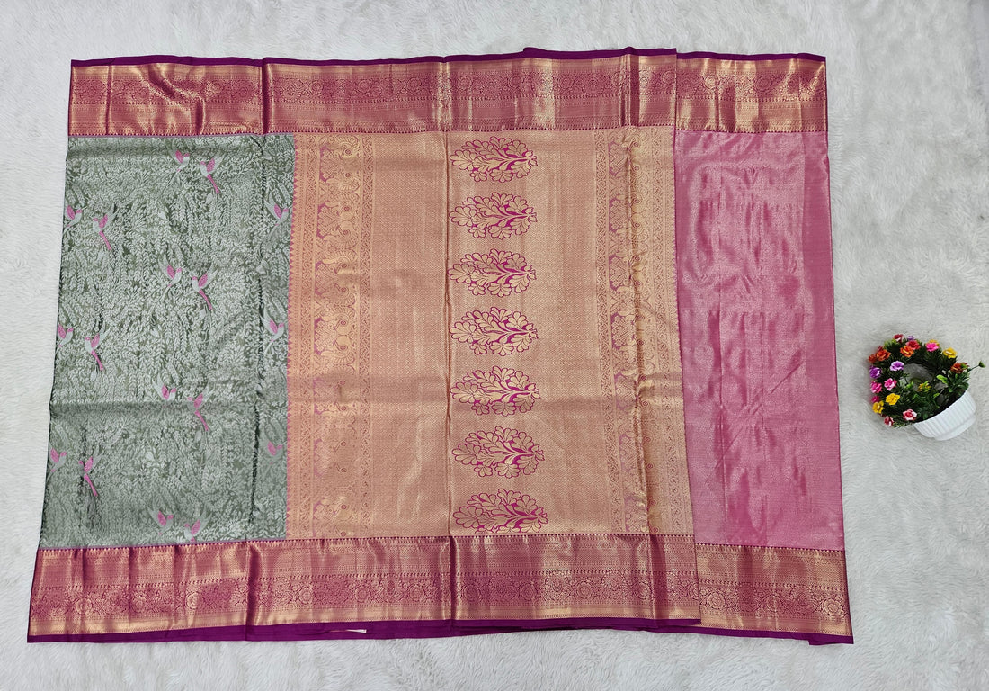 Semi kanchipattu saree