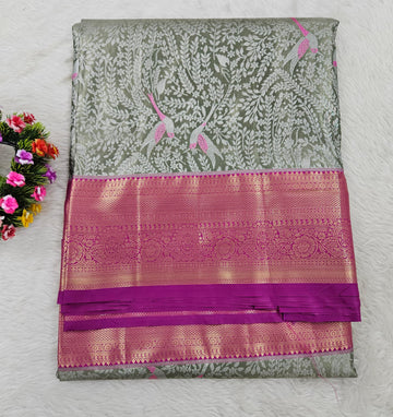Semi kanchipattu saree