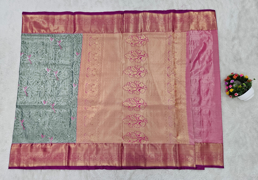 Semi kanchipattu saree