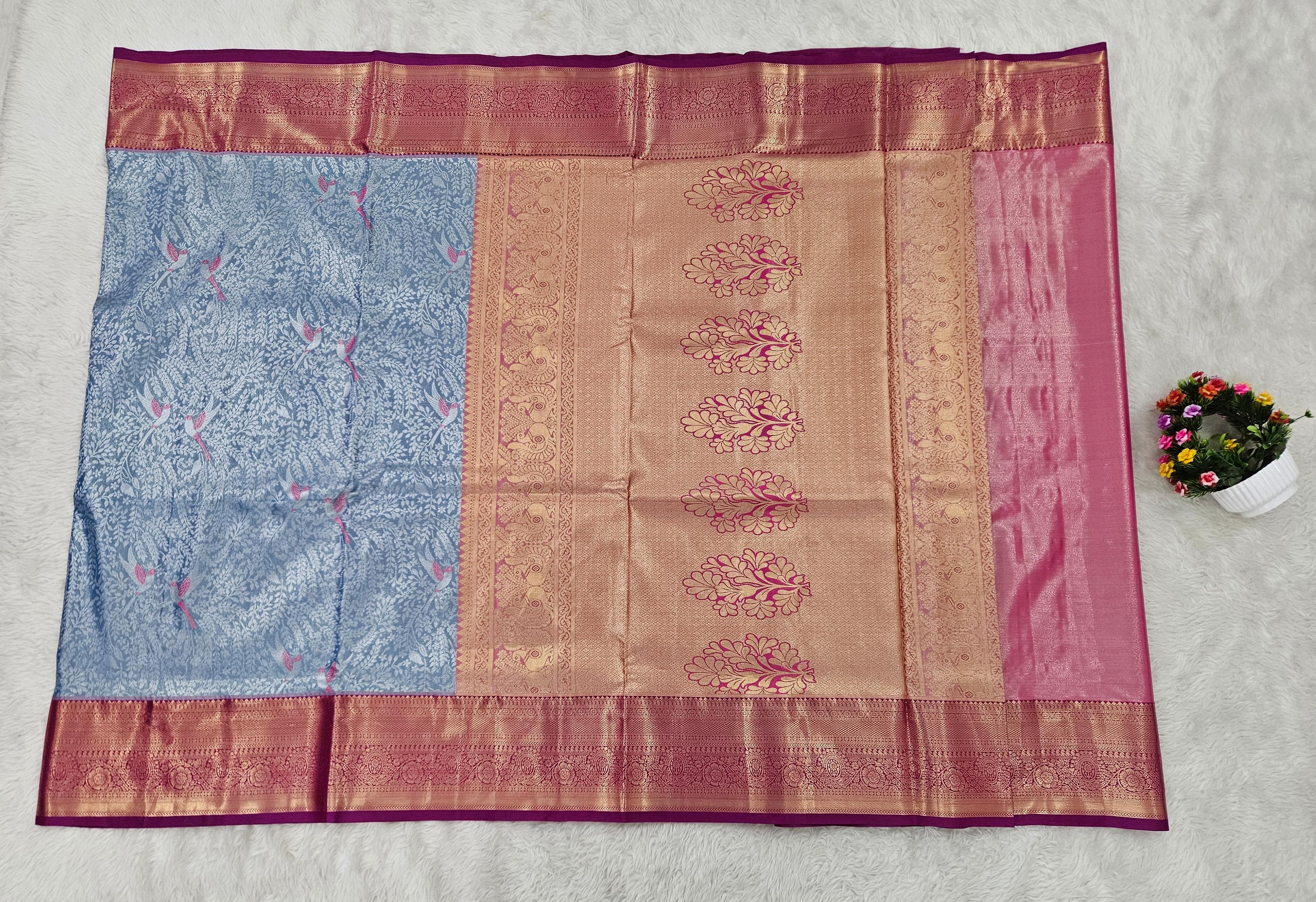 Semi kanchipattu saree