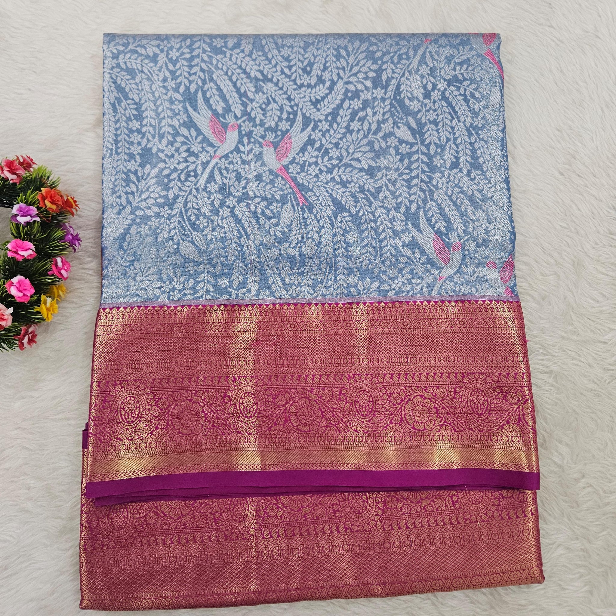 Semi kanchipattu saree