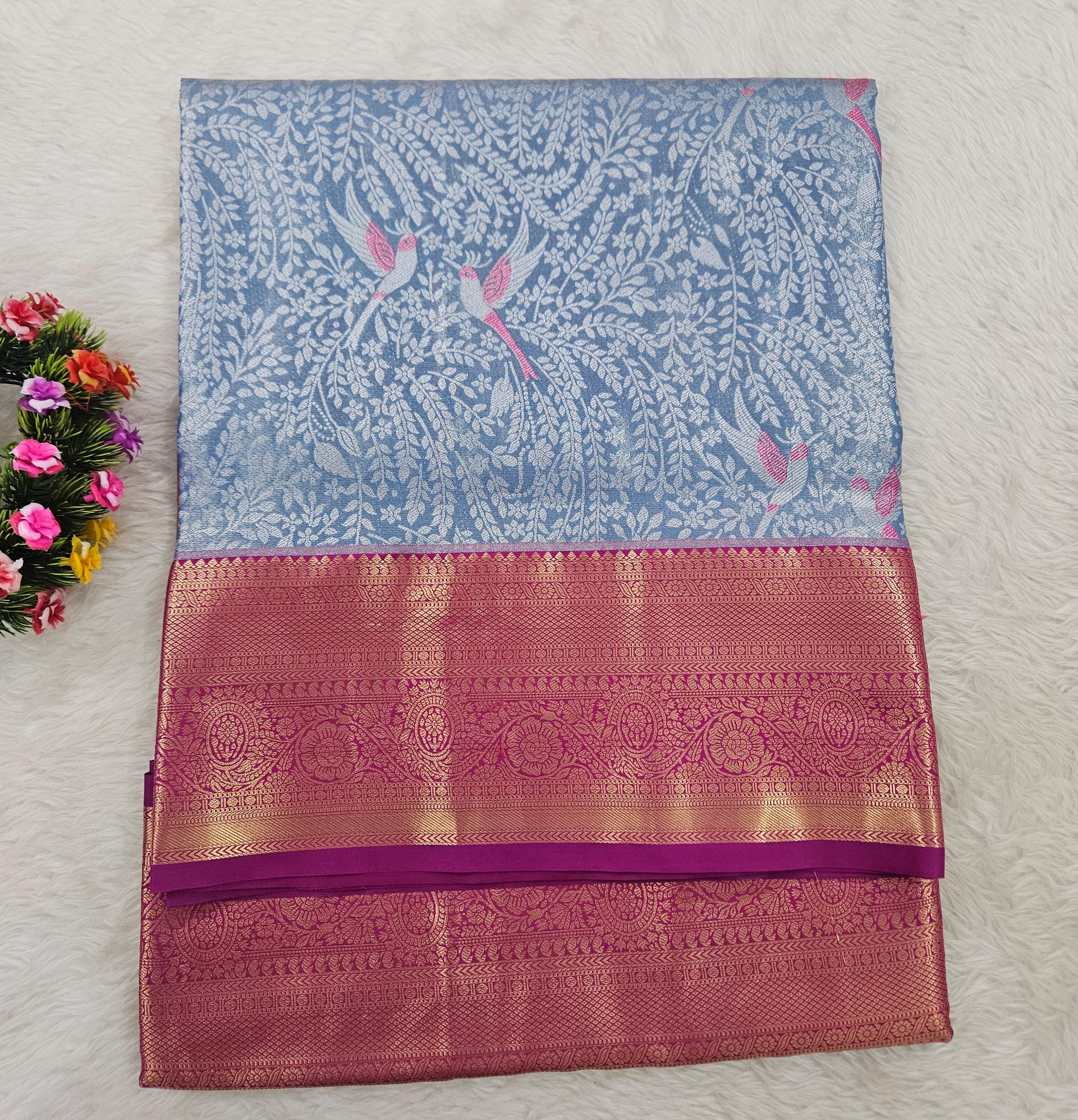 Semi kanchipattu saree