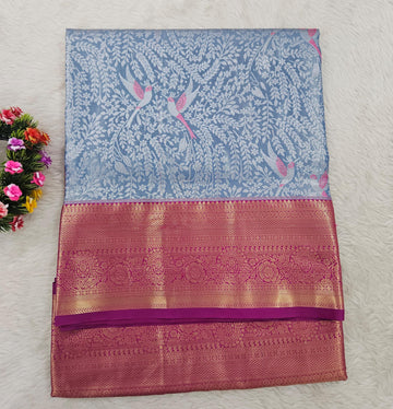 Semi kanchipattu saree