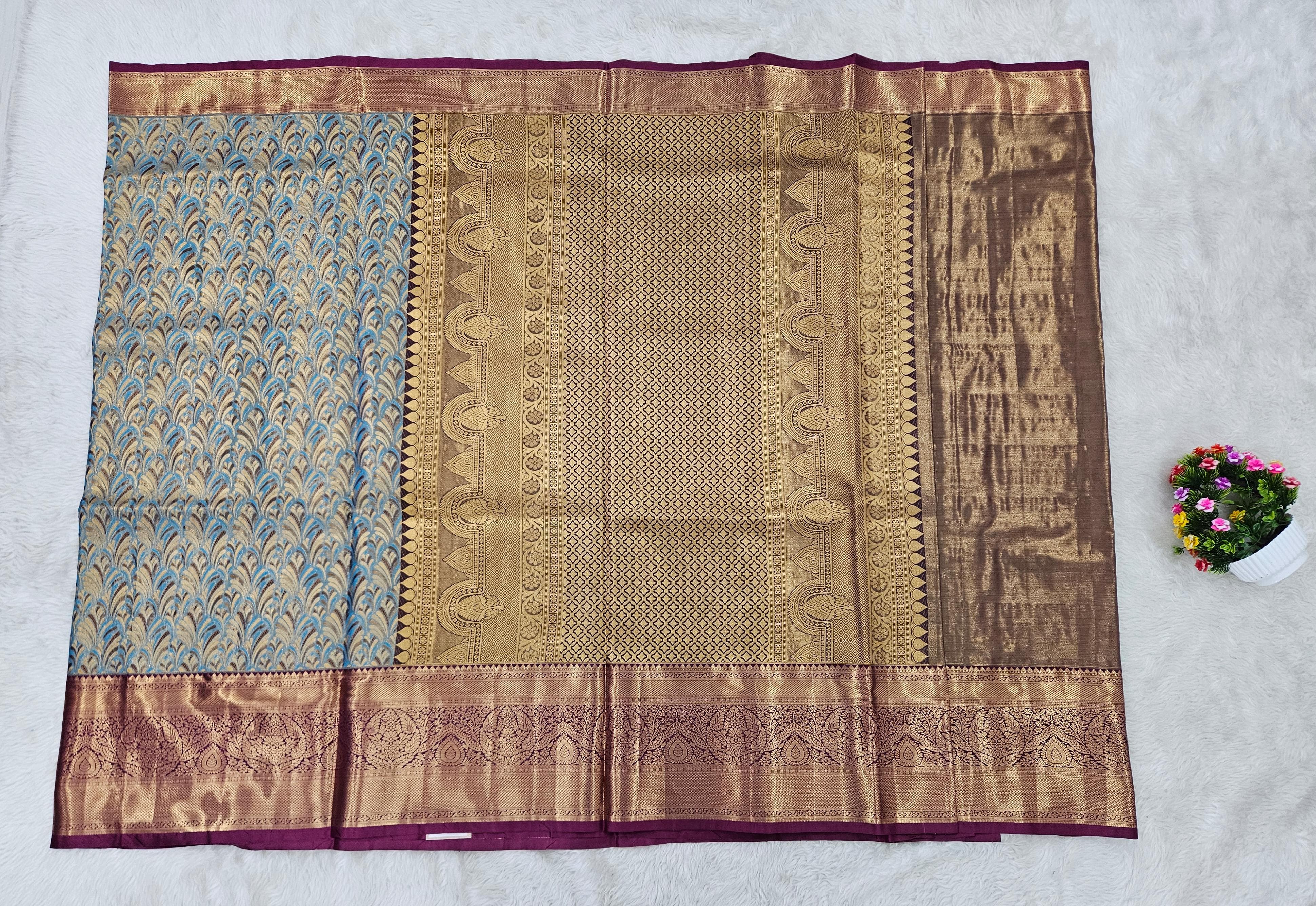 Semi kanchipattu saree
