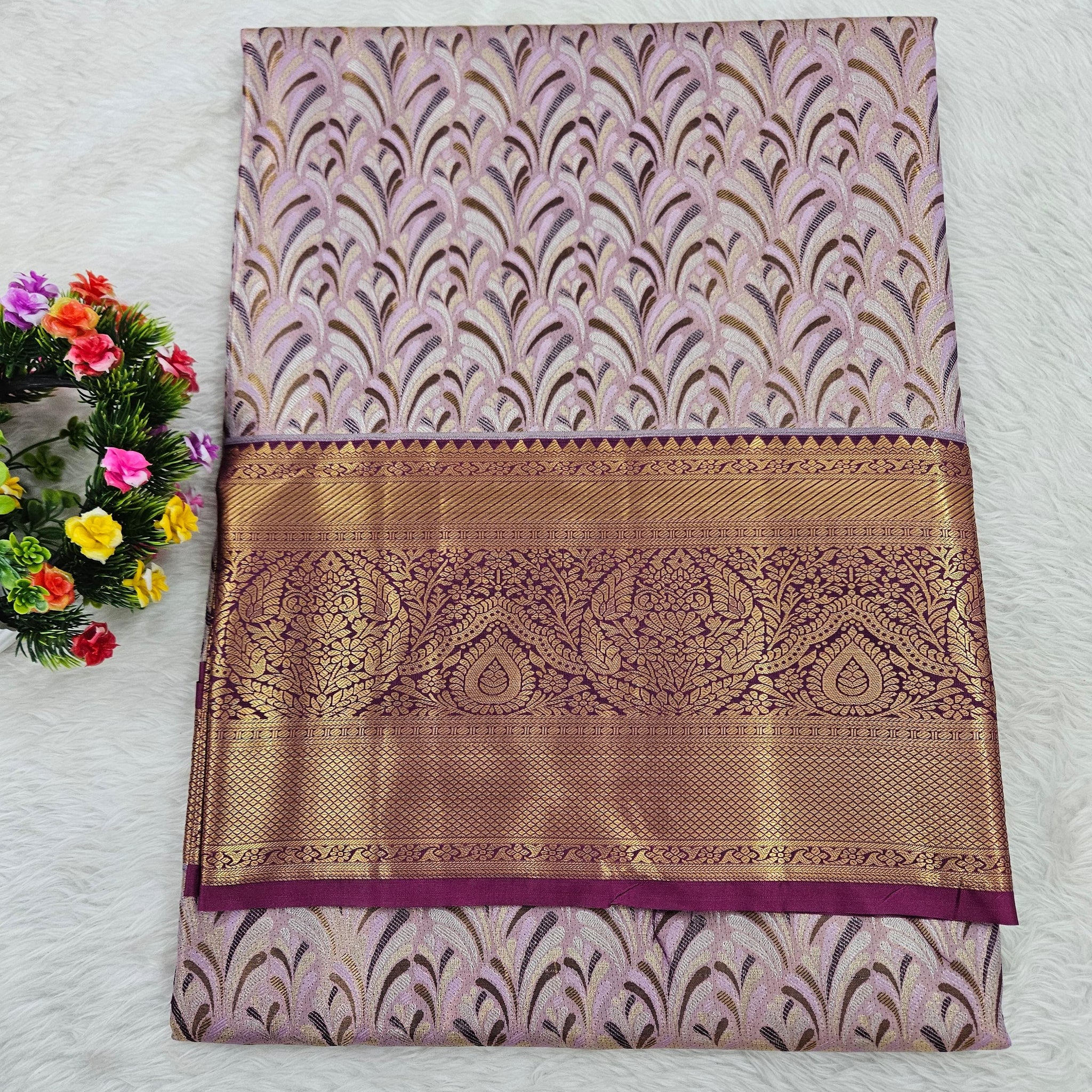 Semi kanchipattu saree