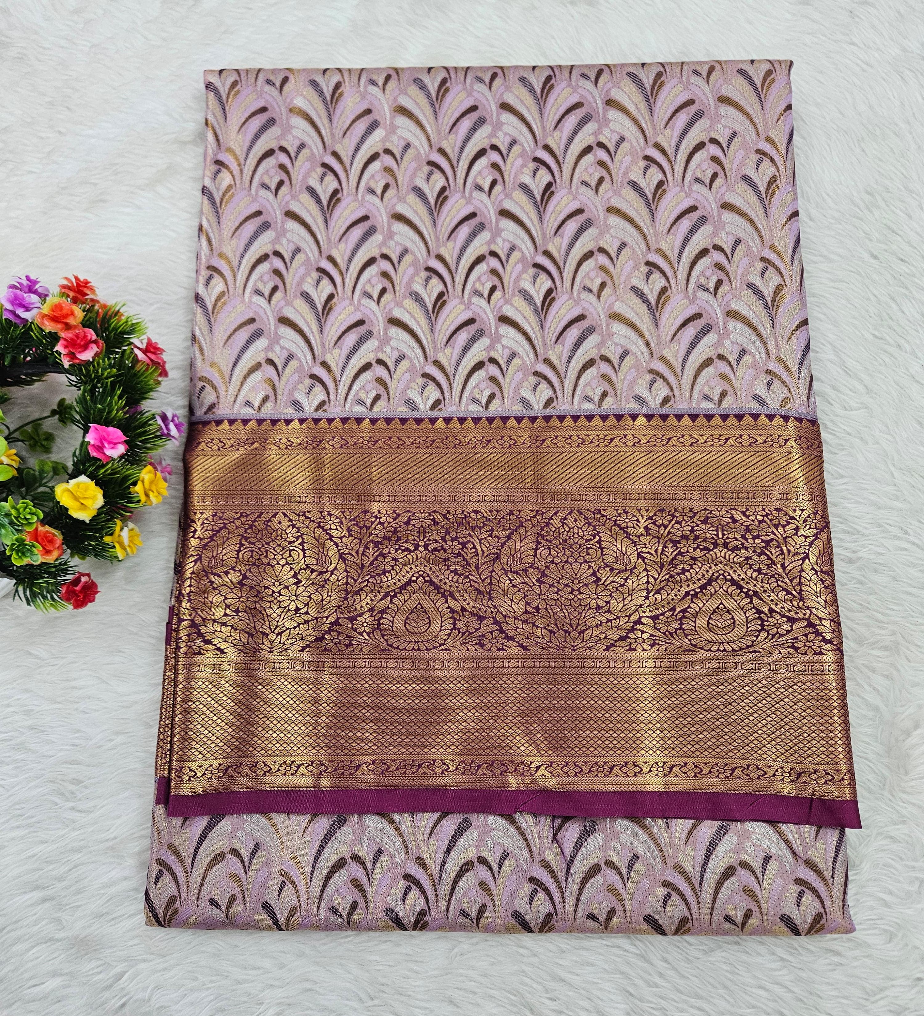 Semi kanchipattu saree