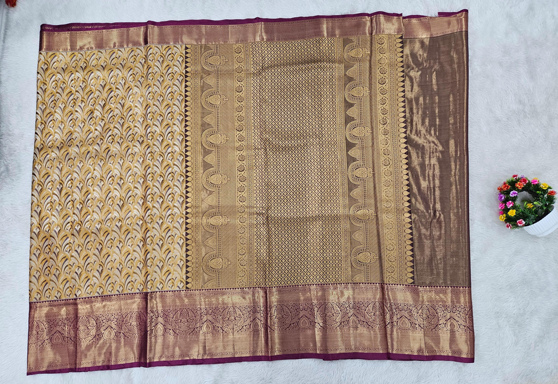 Semi kanchipattu saree