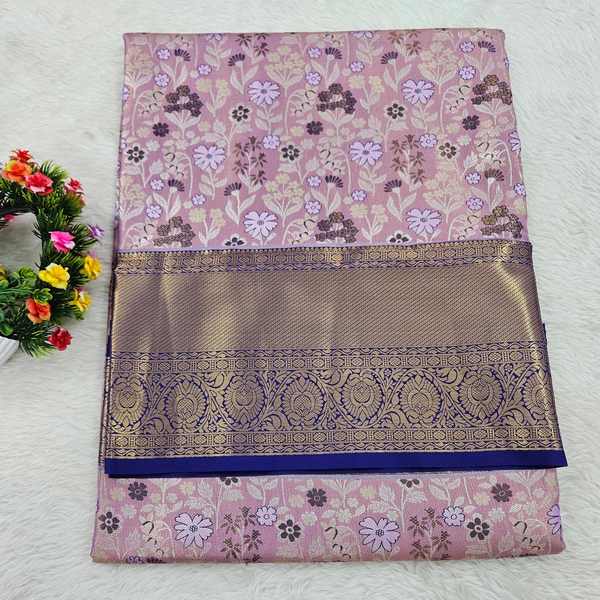Semi kanchipattu saree