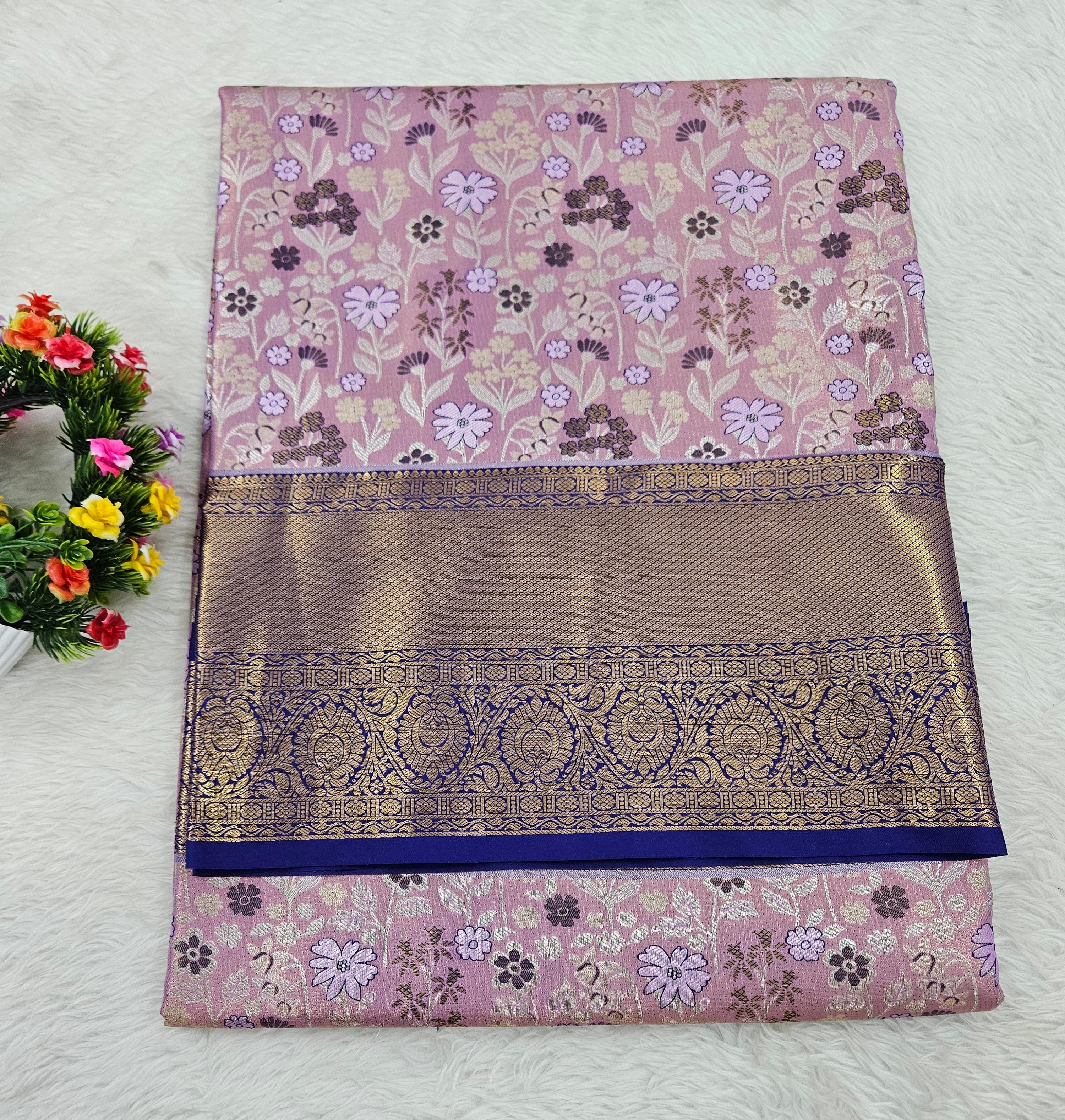 Semi kanchipattu saree