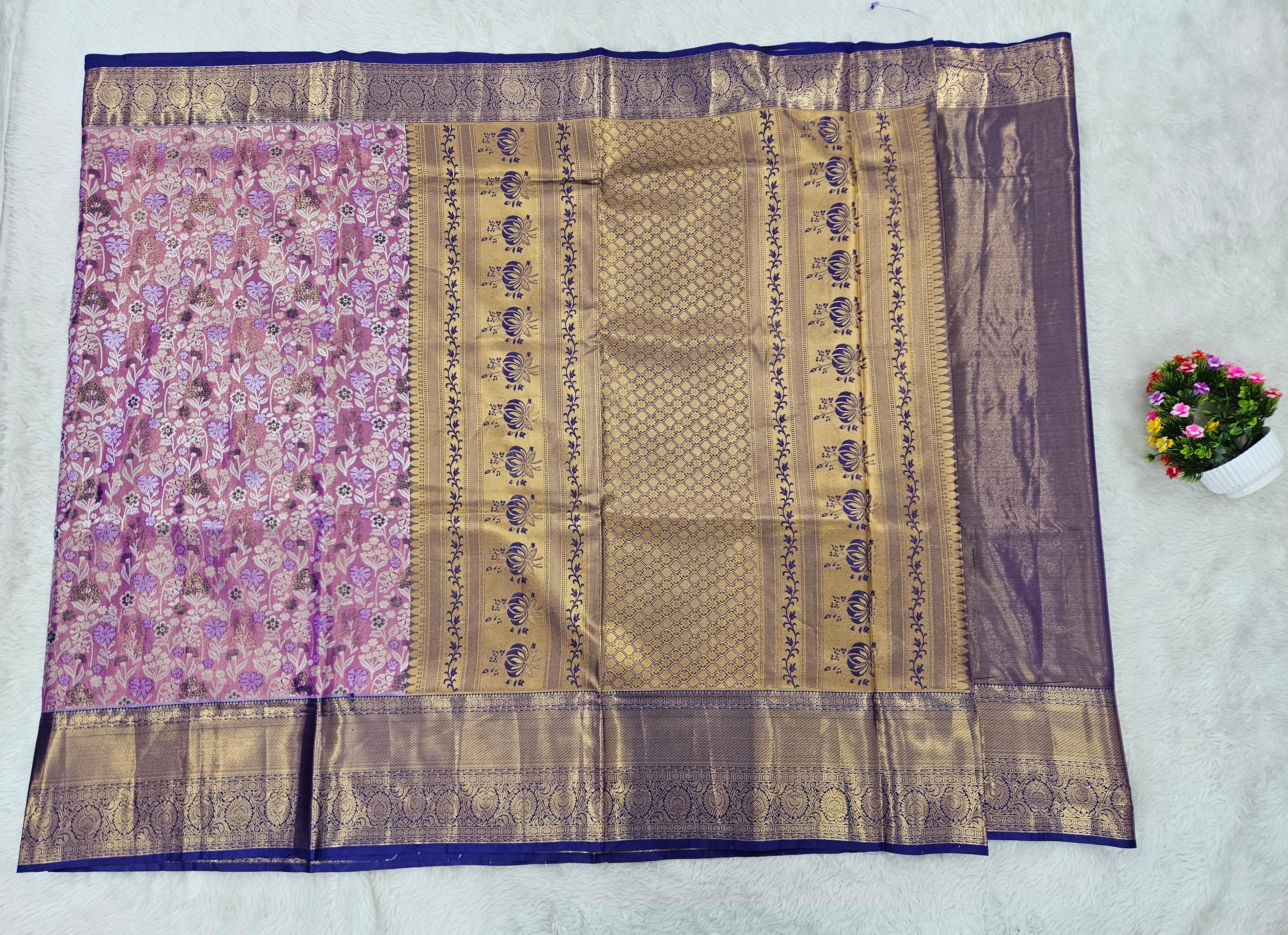 Semi kanchipattu saree