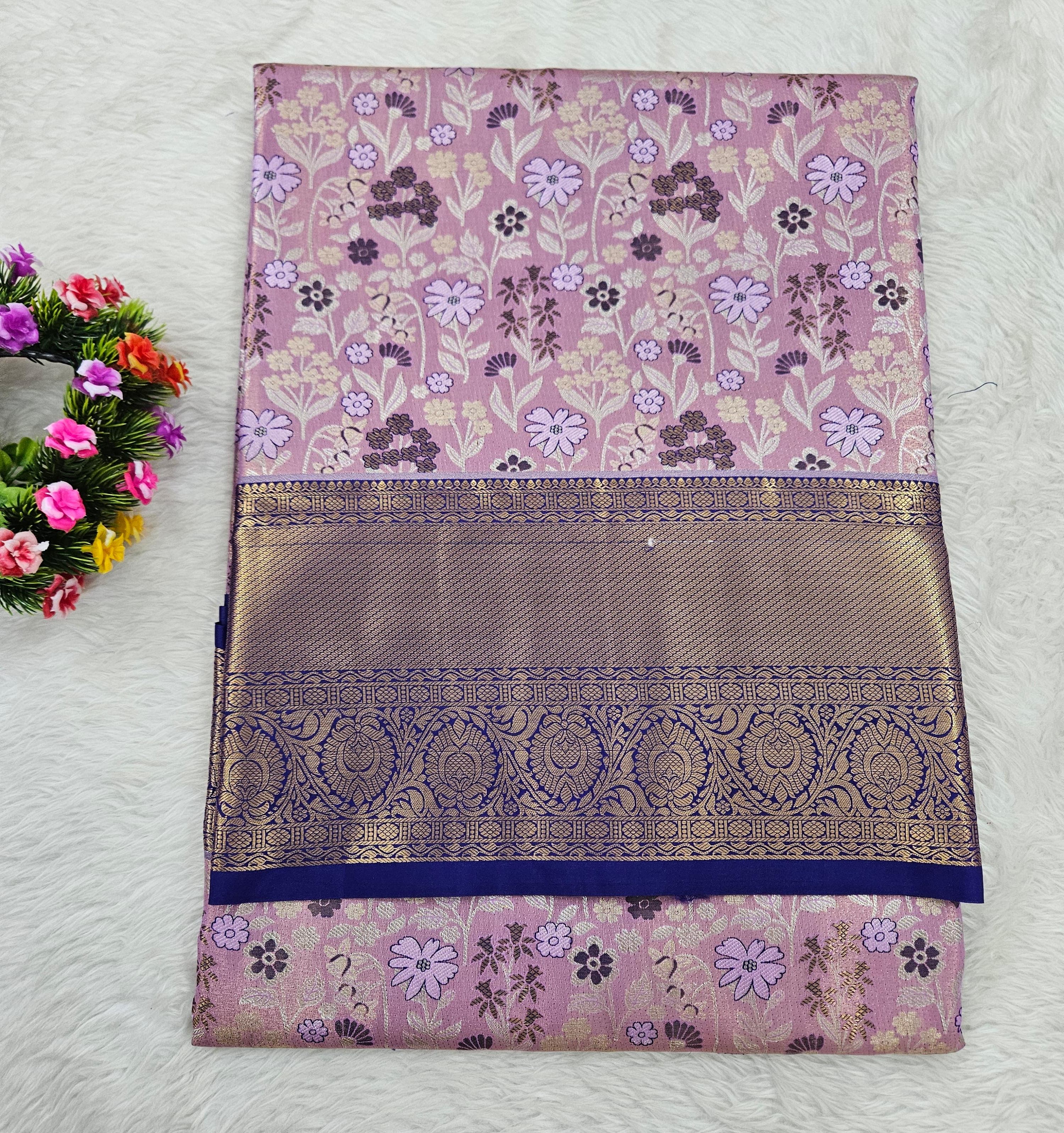 Semi kanchipattu saree