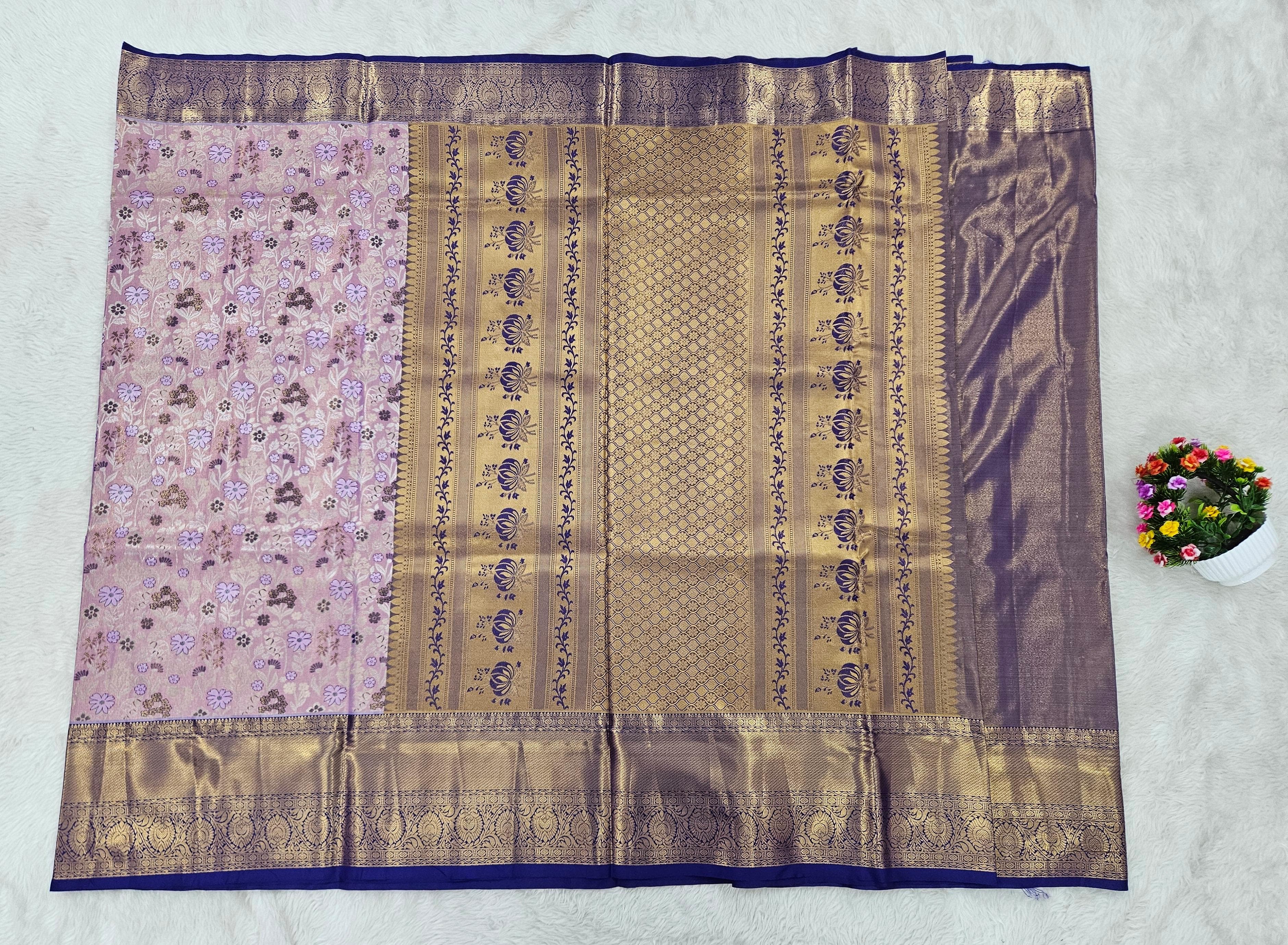 Semi kanchipattu saree