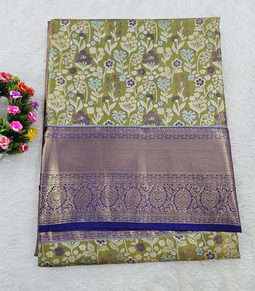Semi kanchipattu saree