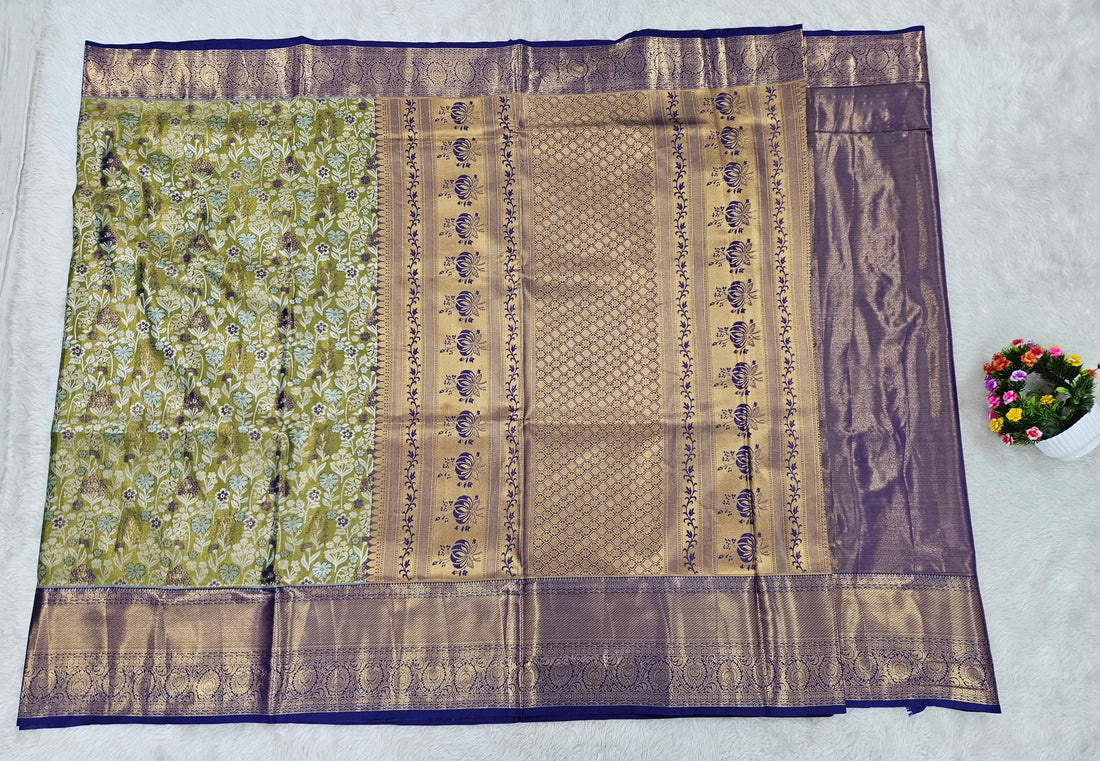 Semi kanchipattu saree