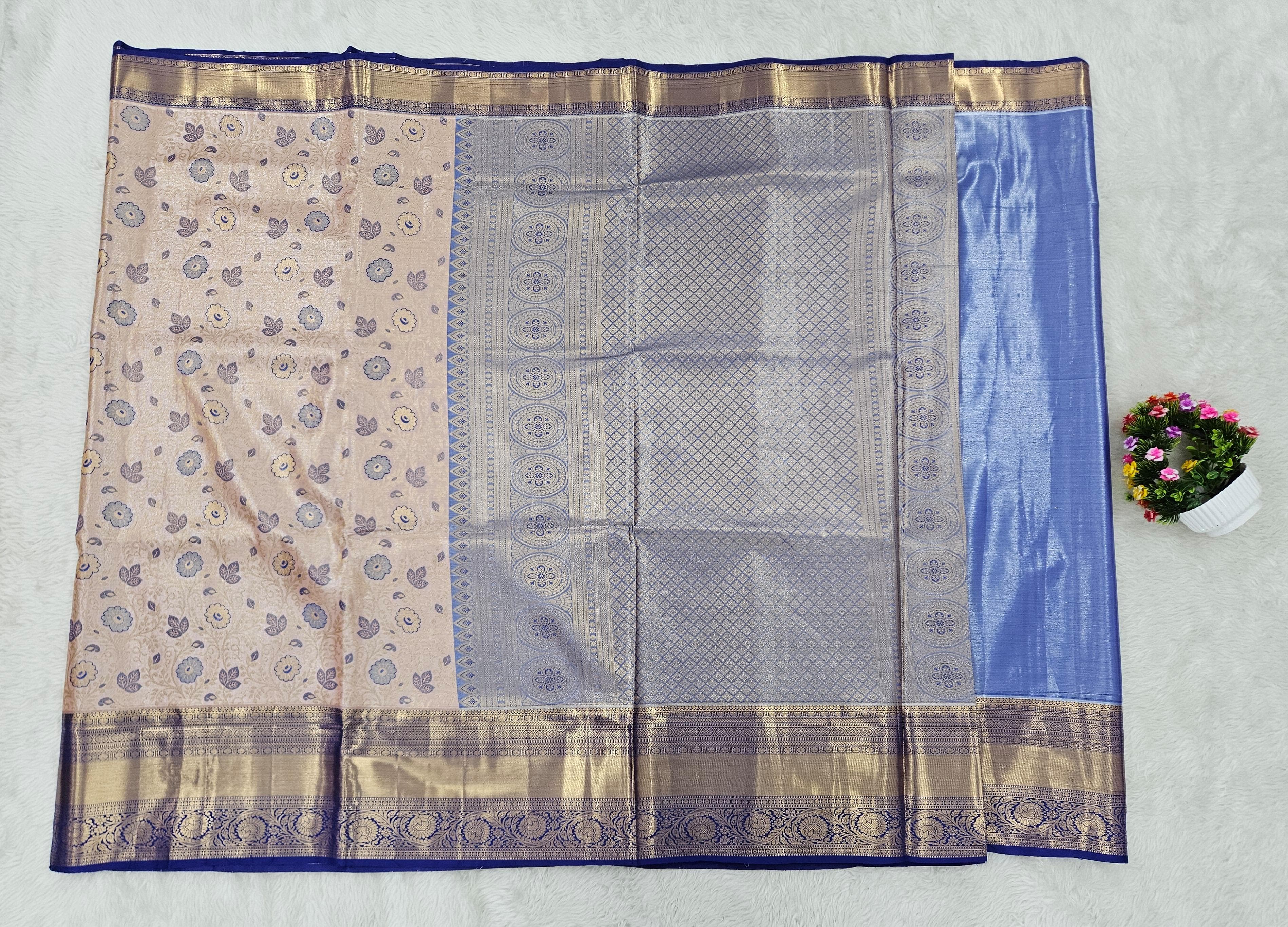 Semi kanchipattu saree