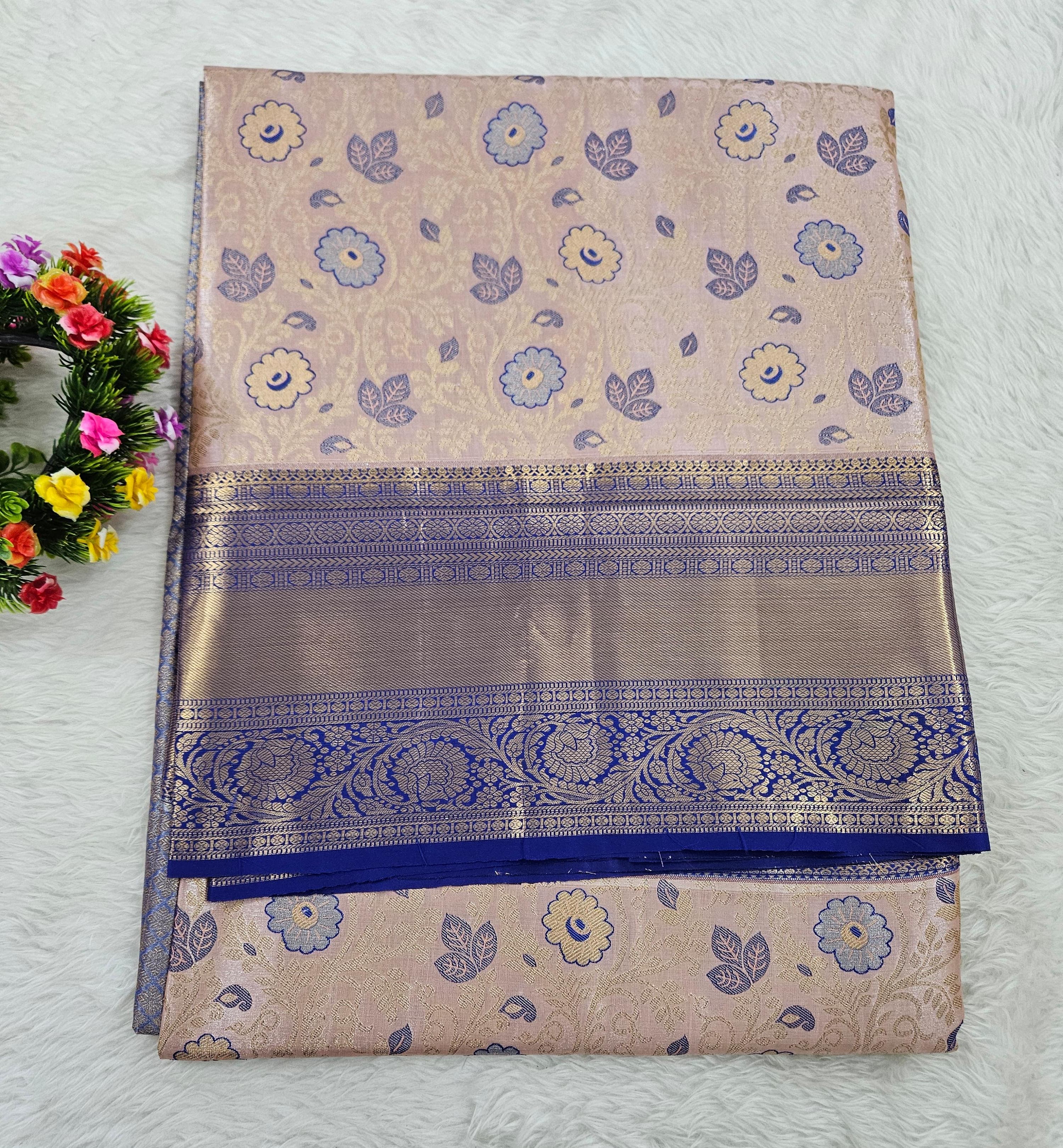 Semi kanchipattu saree
