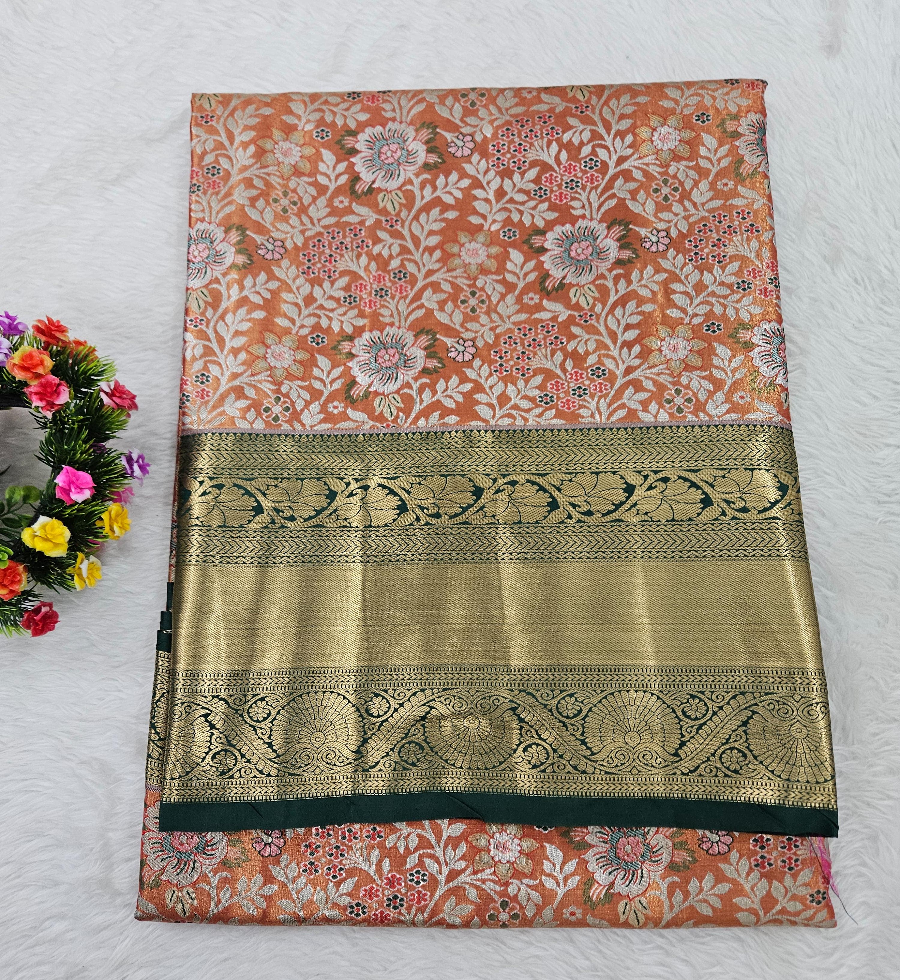 Semi kanchipattu saree