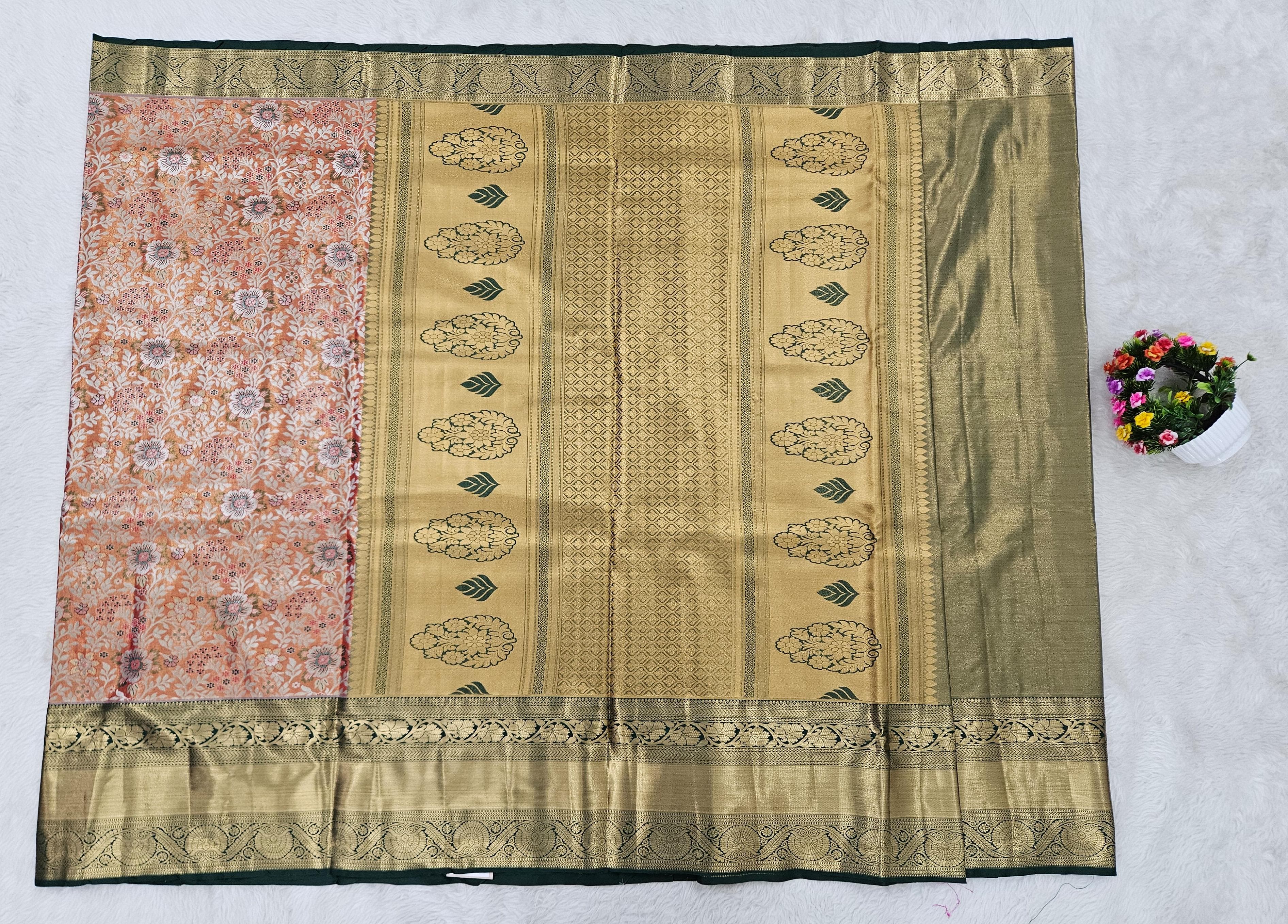 Semi kanchipattu saree