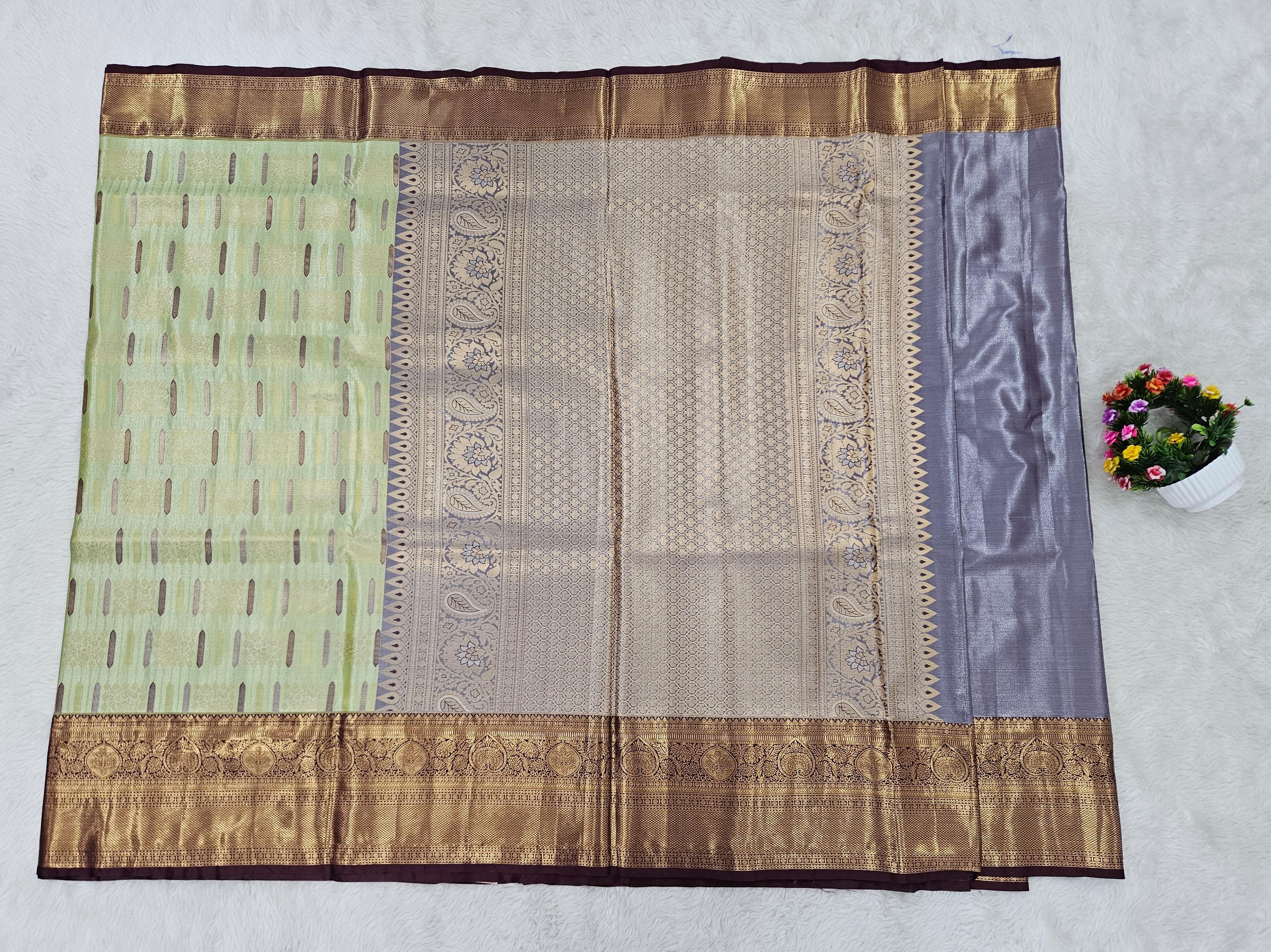 Semi kanchipattu saree
