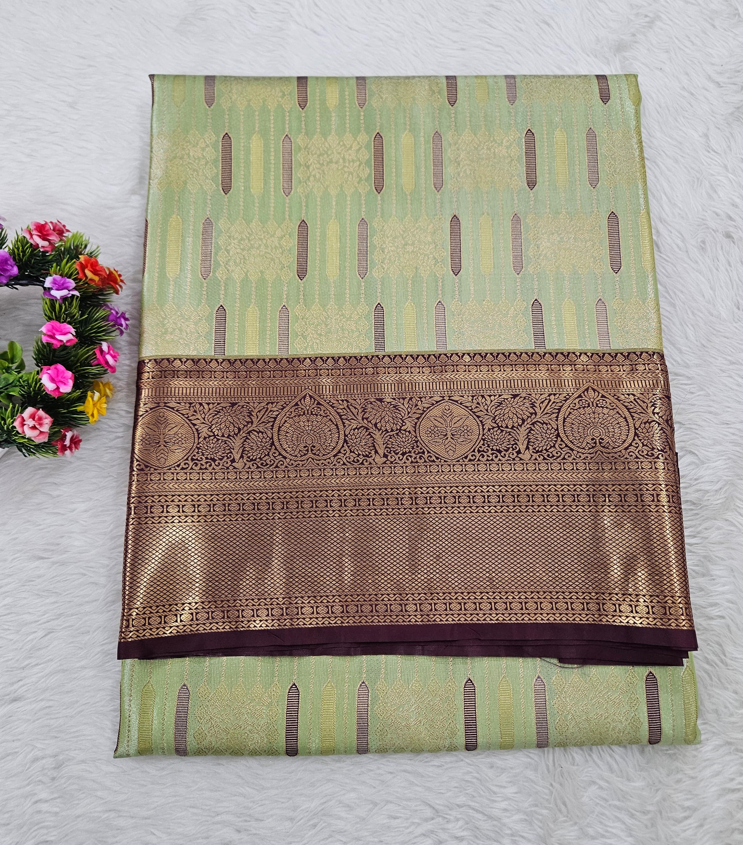 Semi kanchipattu saree