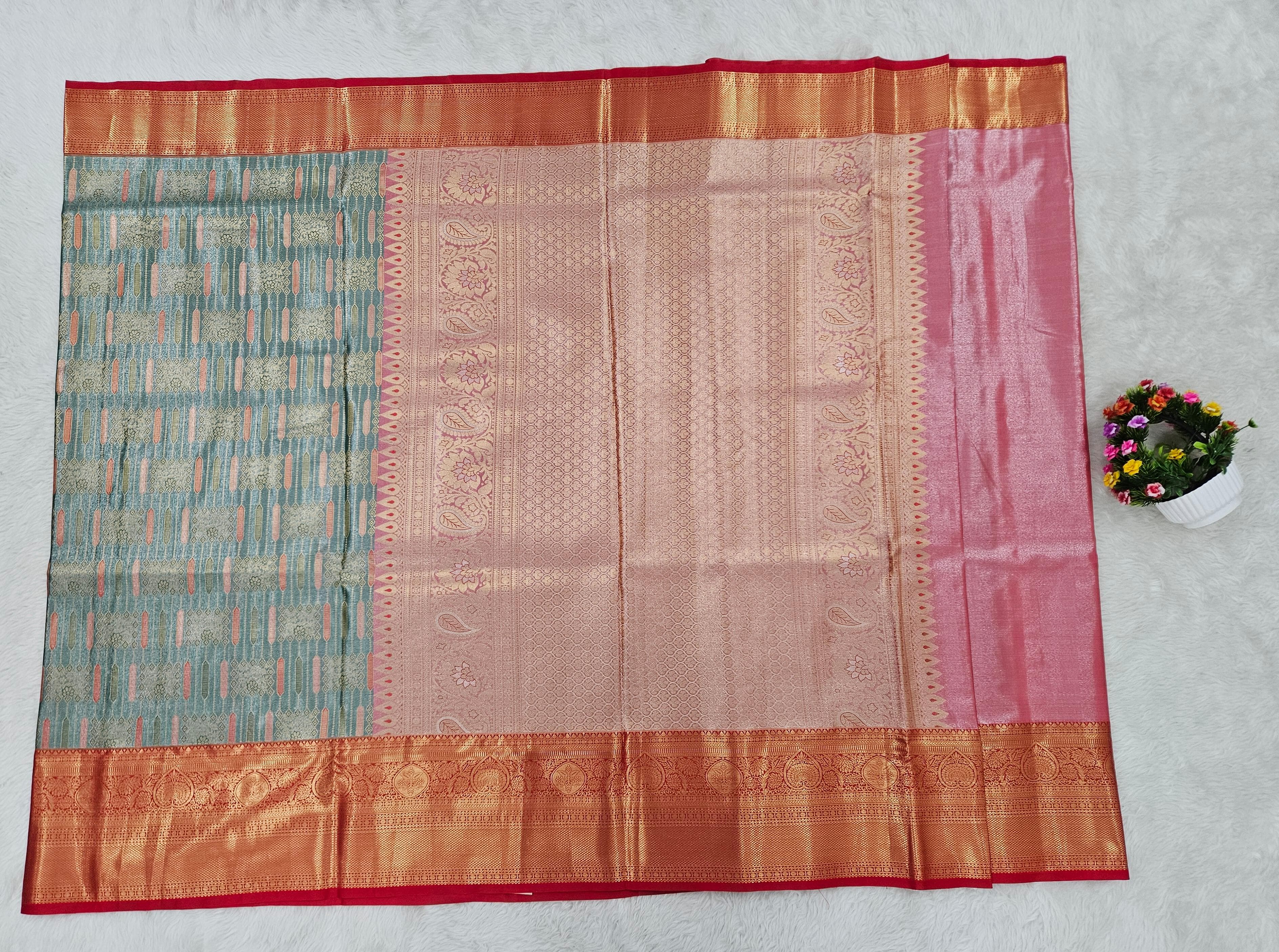 Semi kanchipattu saree
