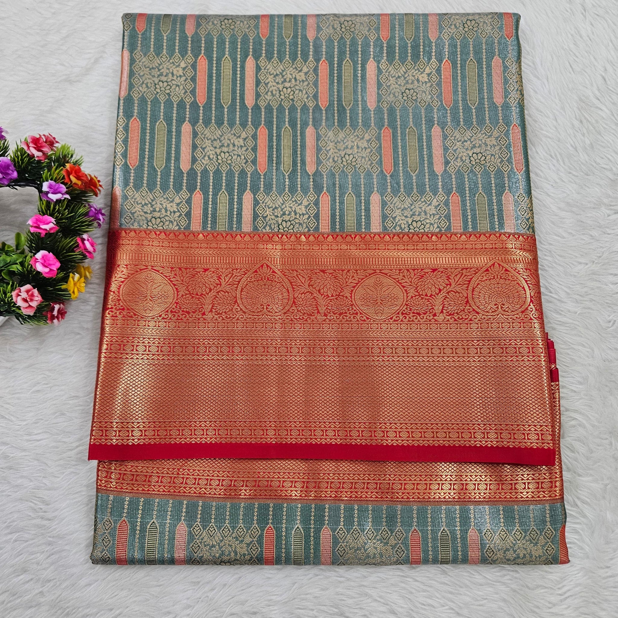 Semi kanchipattu saree