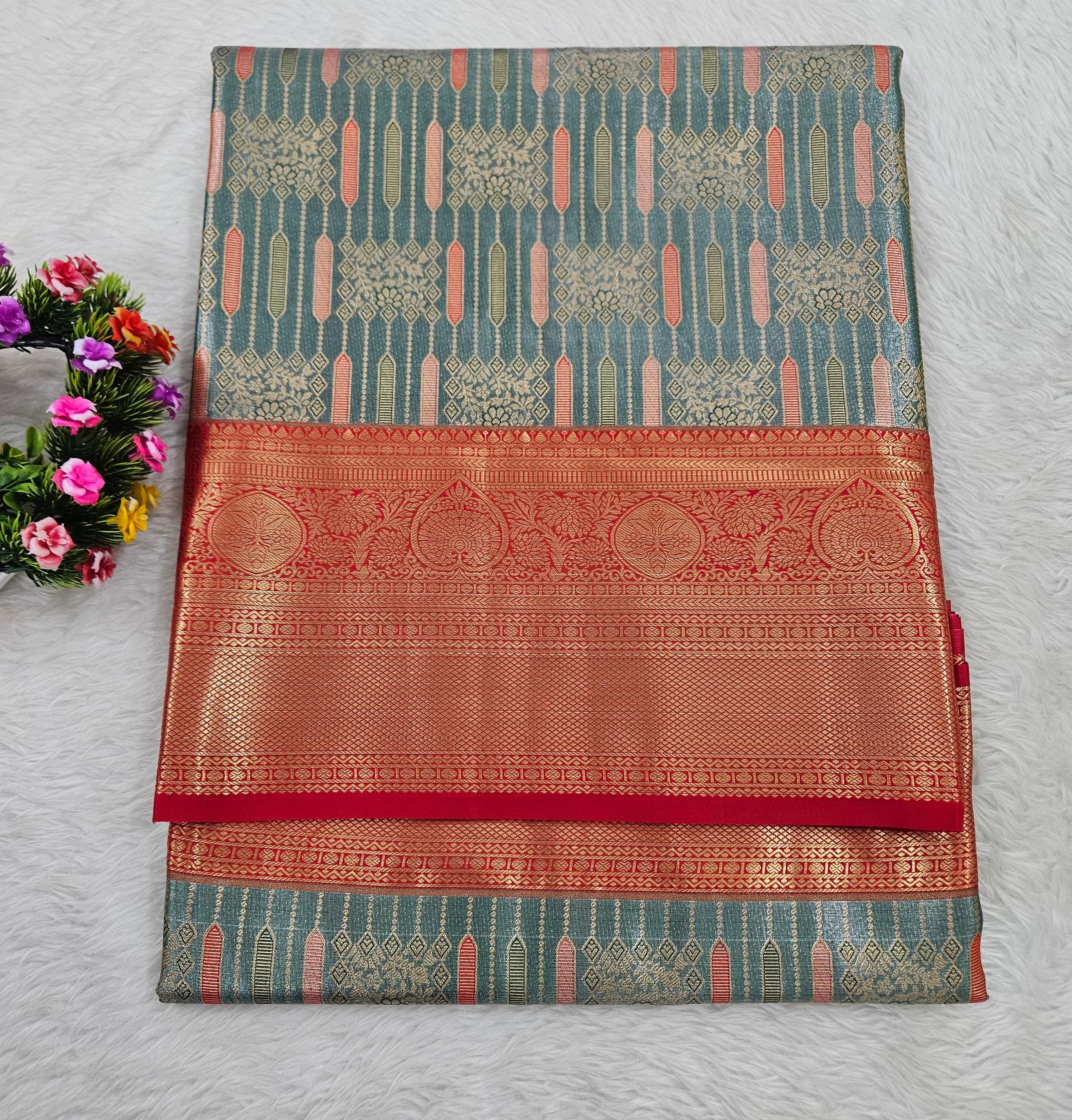 Semi kanchipattu saree